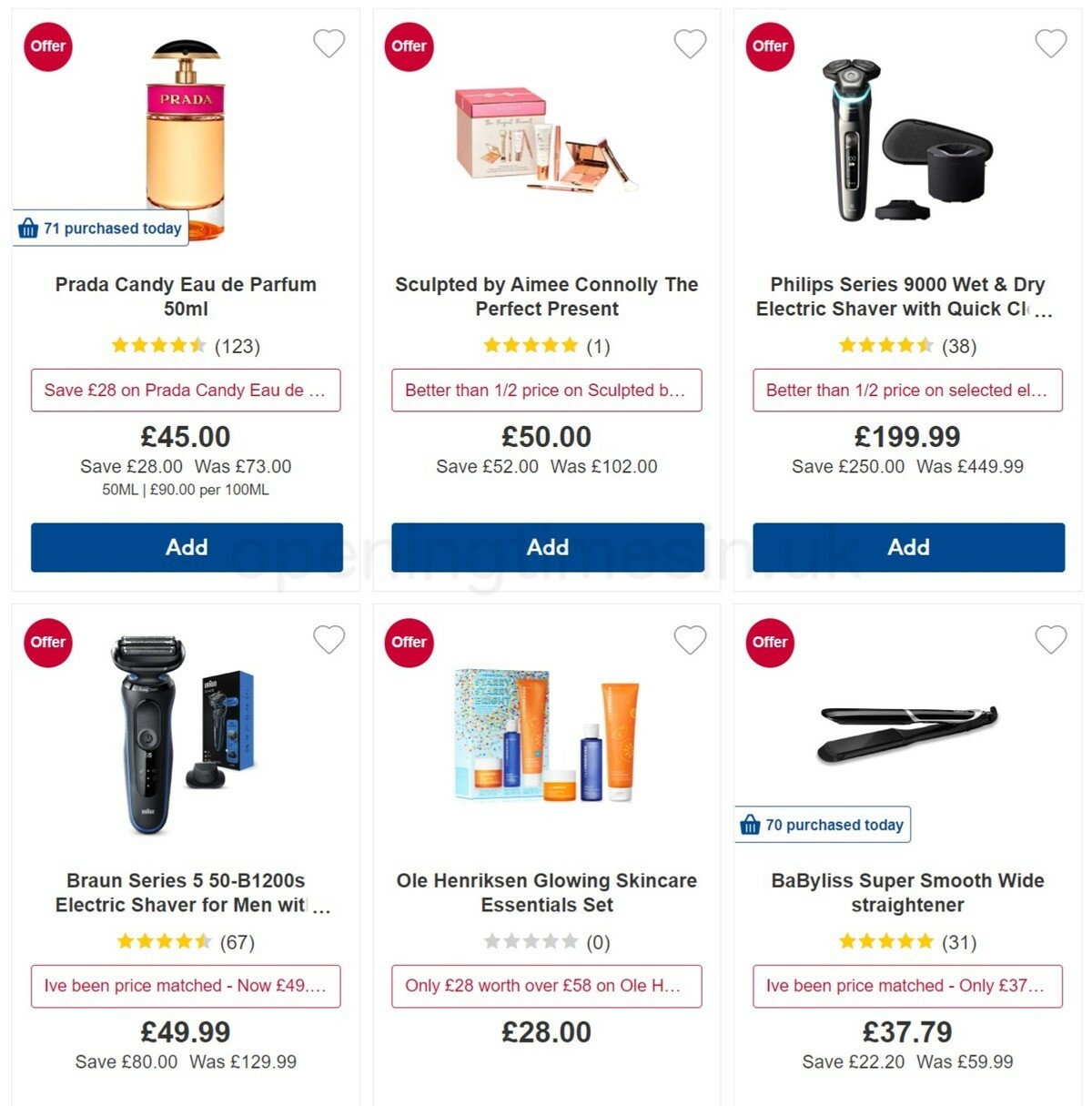 Boots Offers from 30 November