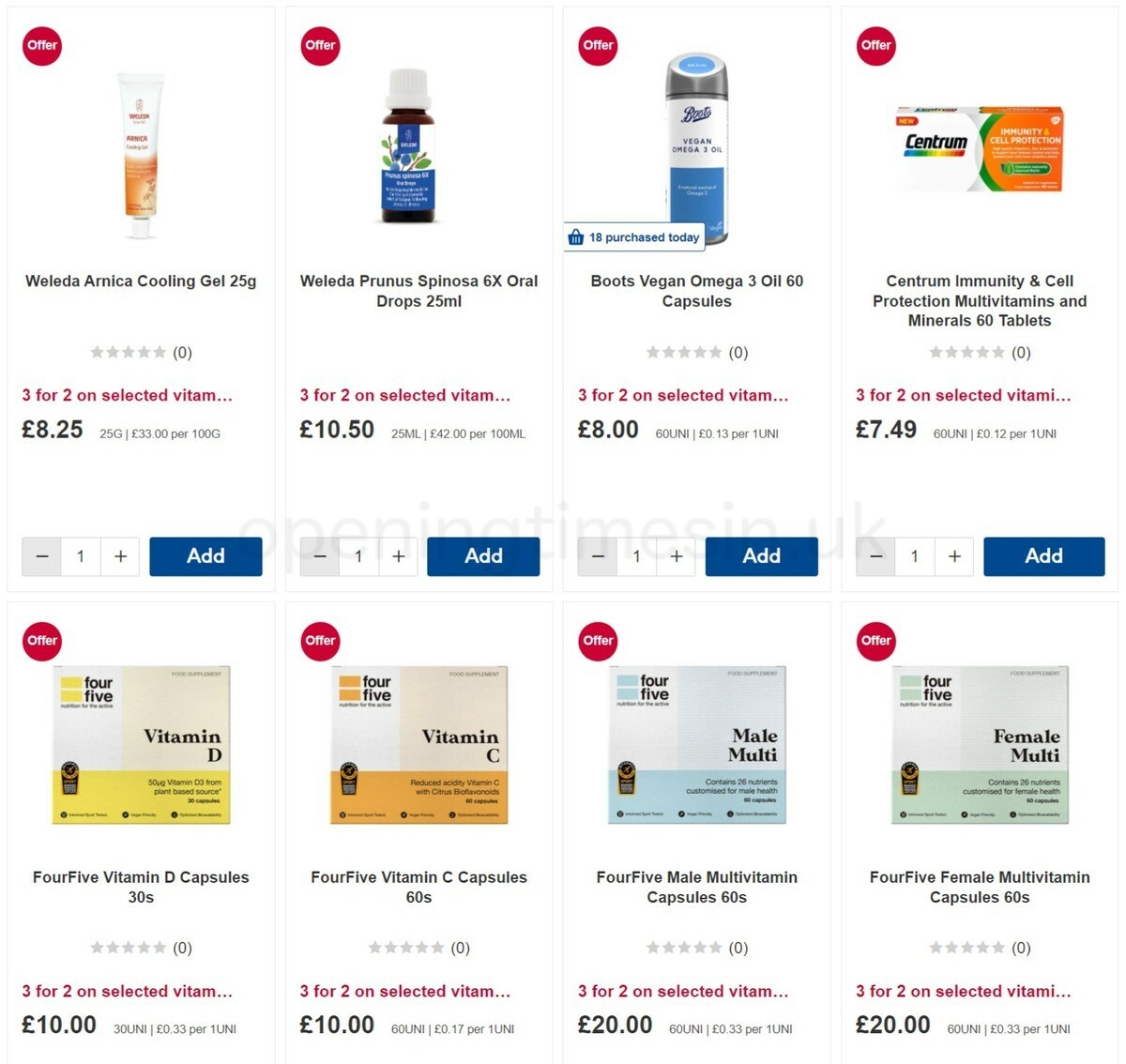 Boots Offers from 11 January