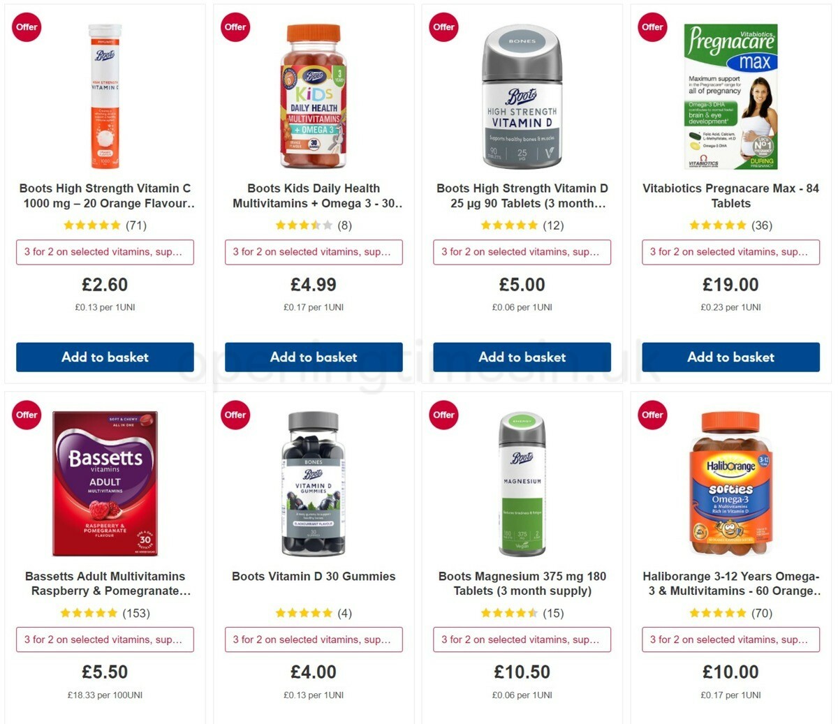 Boots Offers from 11 February