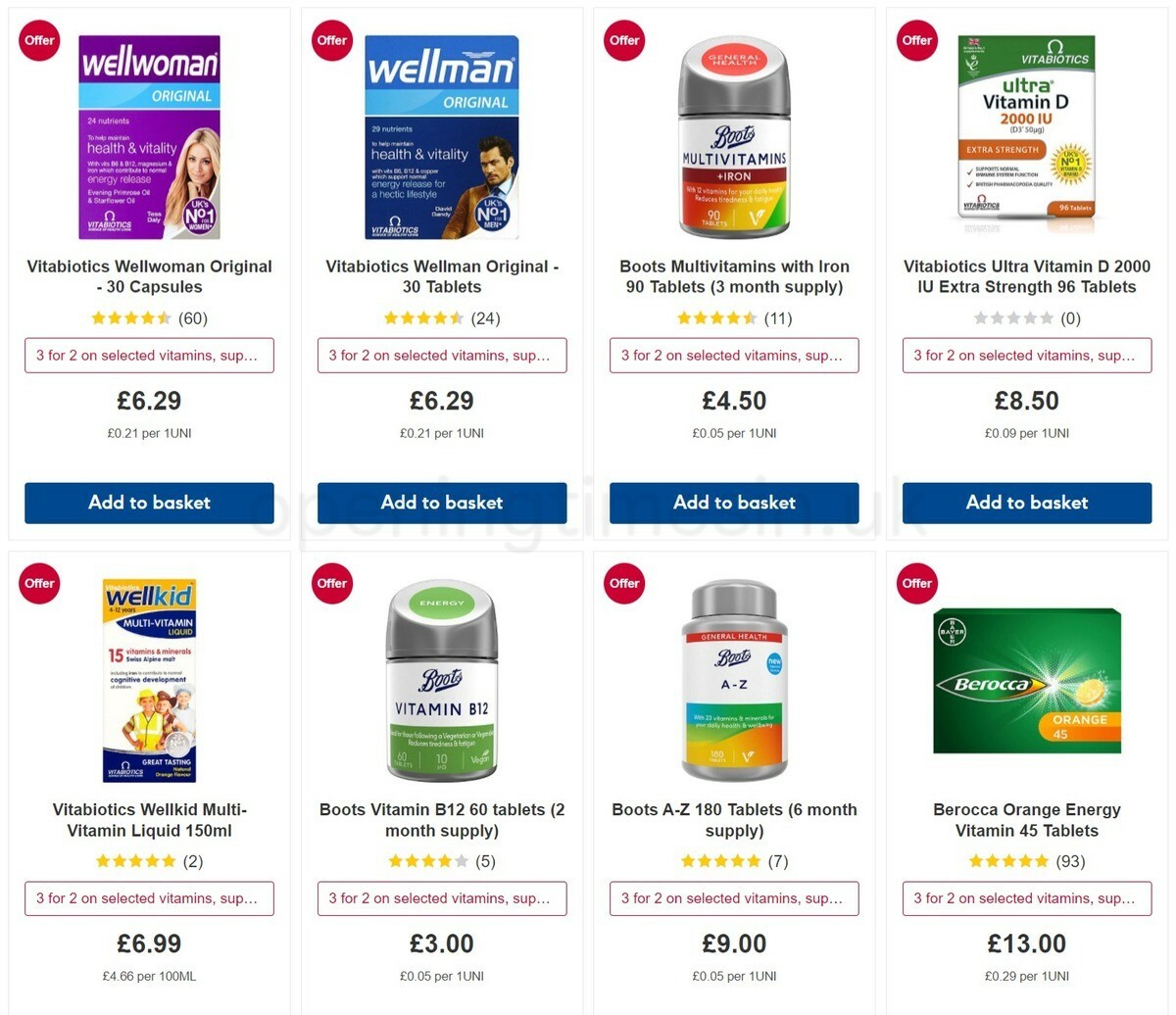 Boots Offers from 11 February