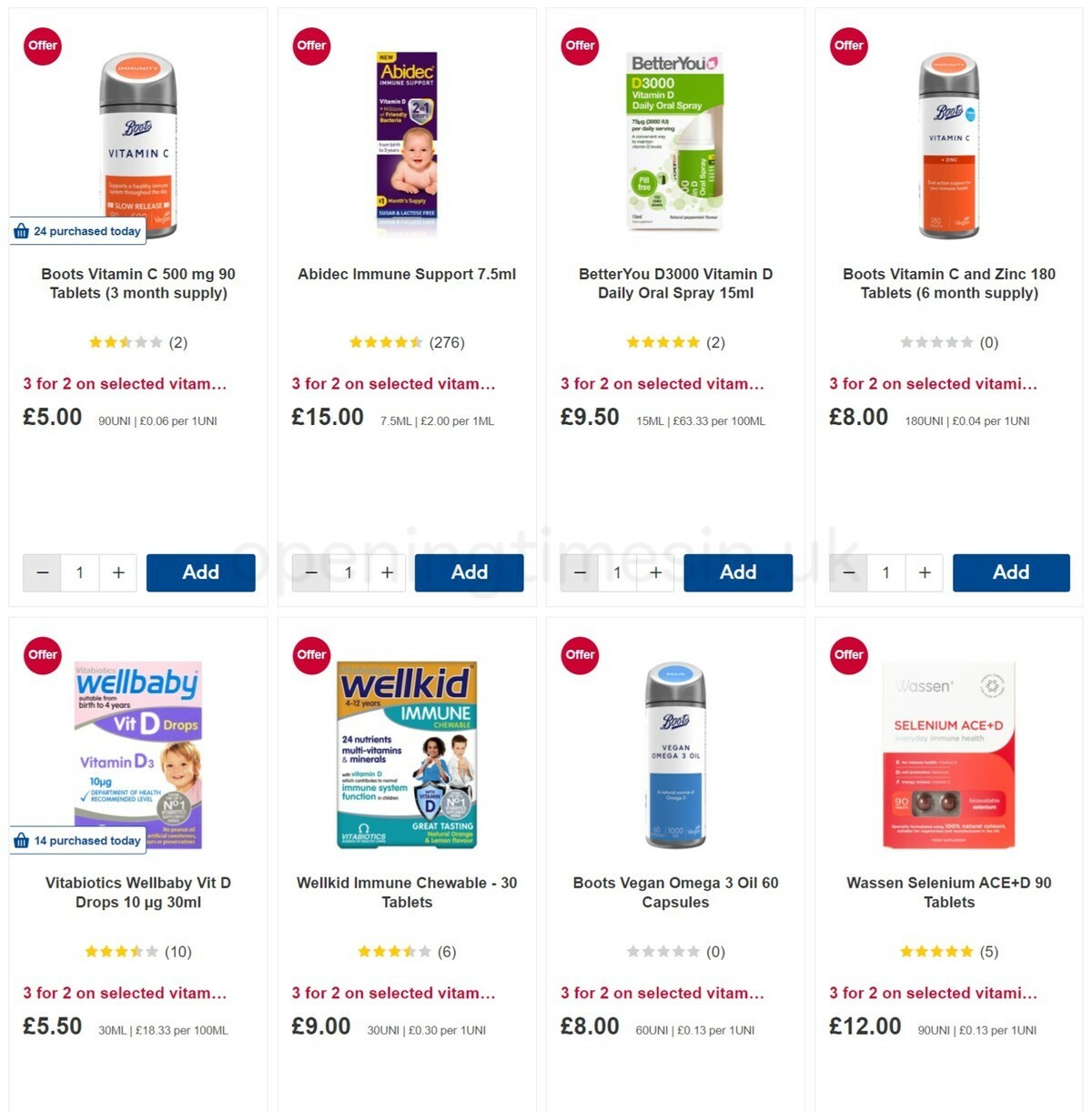 Boots Offers from 12 March