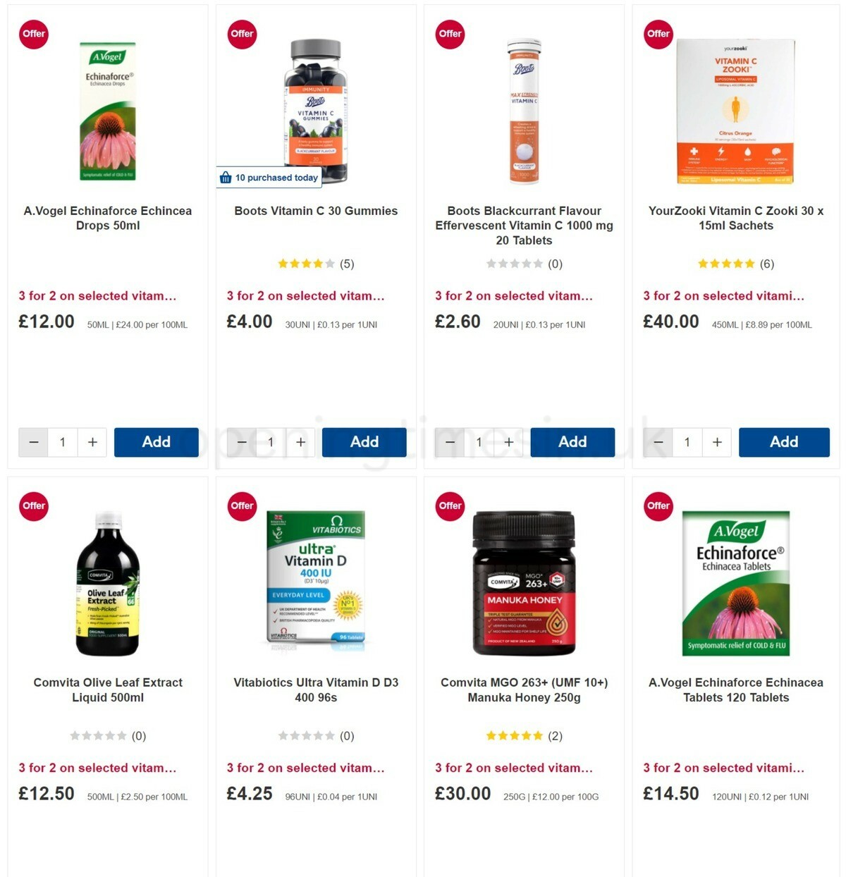 Boots Offers from 13 April