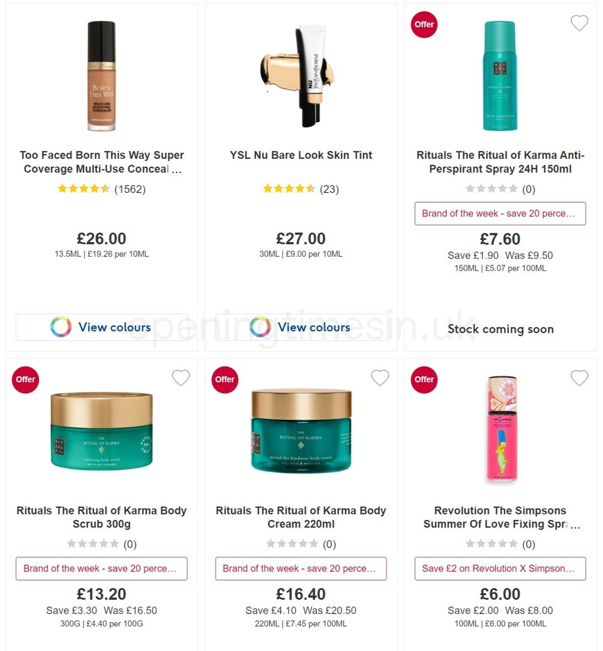 Boots Offers from 13 May