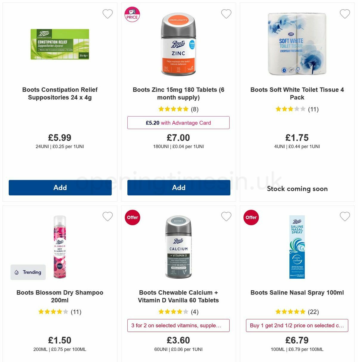 Boots Offers from 14 September