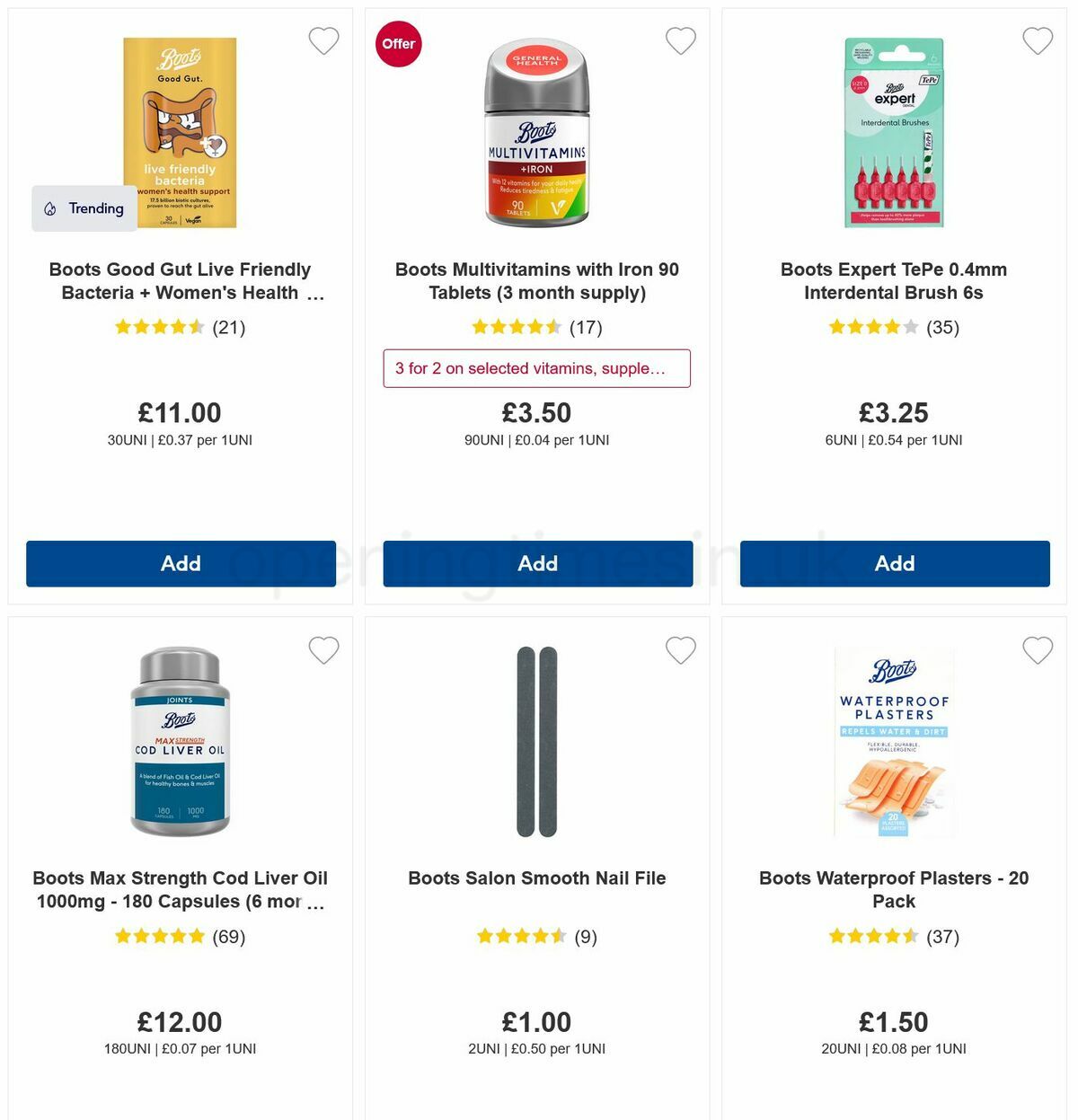 Boots Offers from 14 September