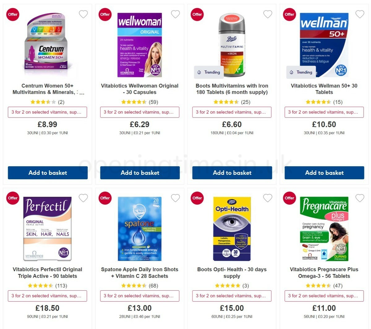 Boots Offers from 14 November