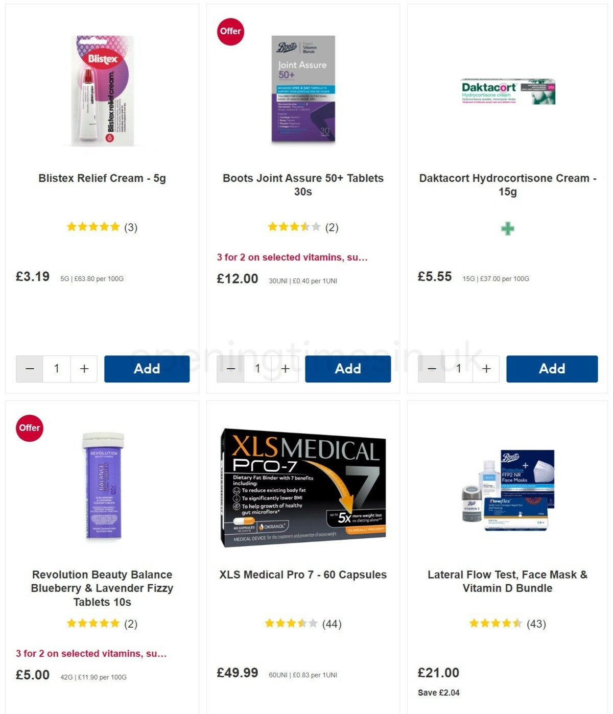 Boots Offers from 15 December