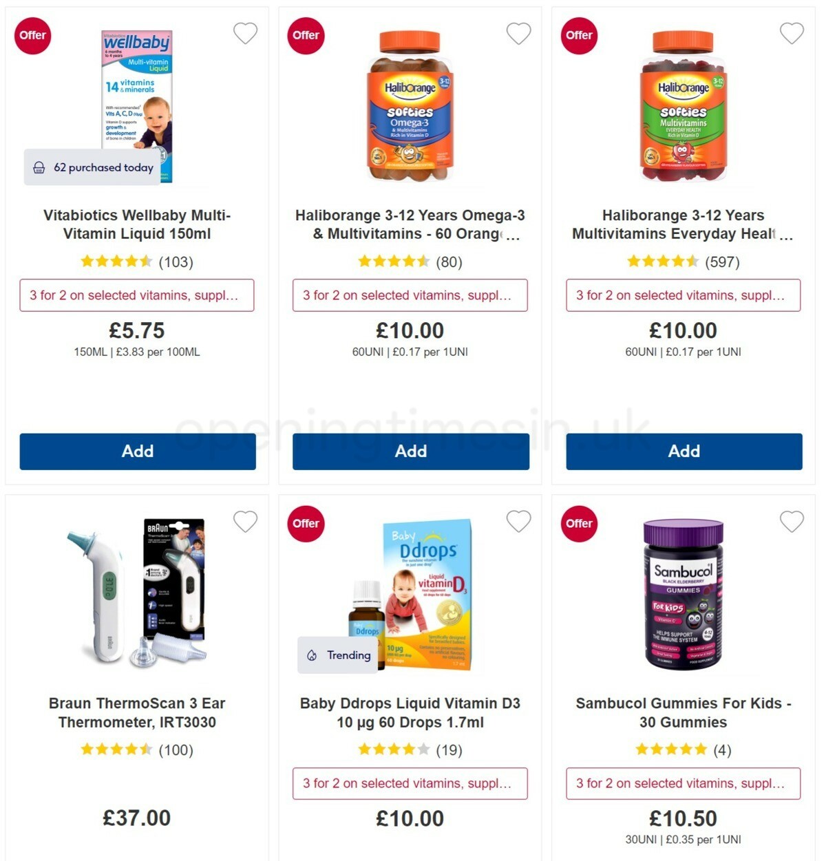Boots Offers from 15 December