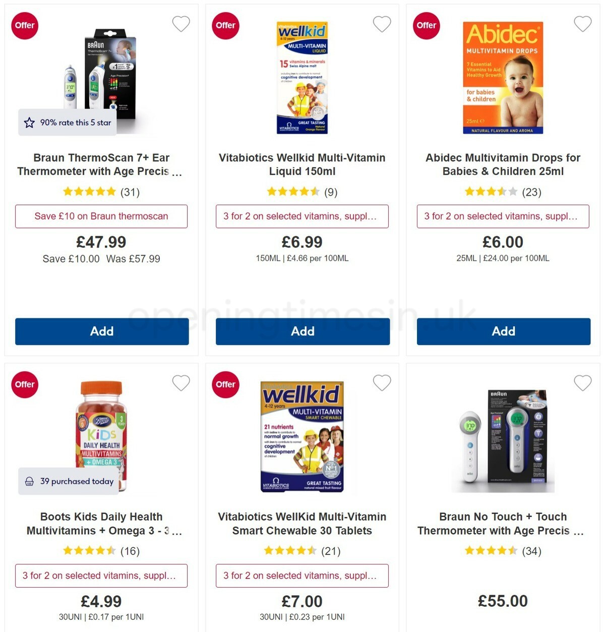 Boots Offers from 15 December