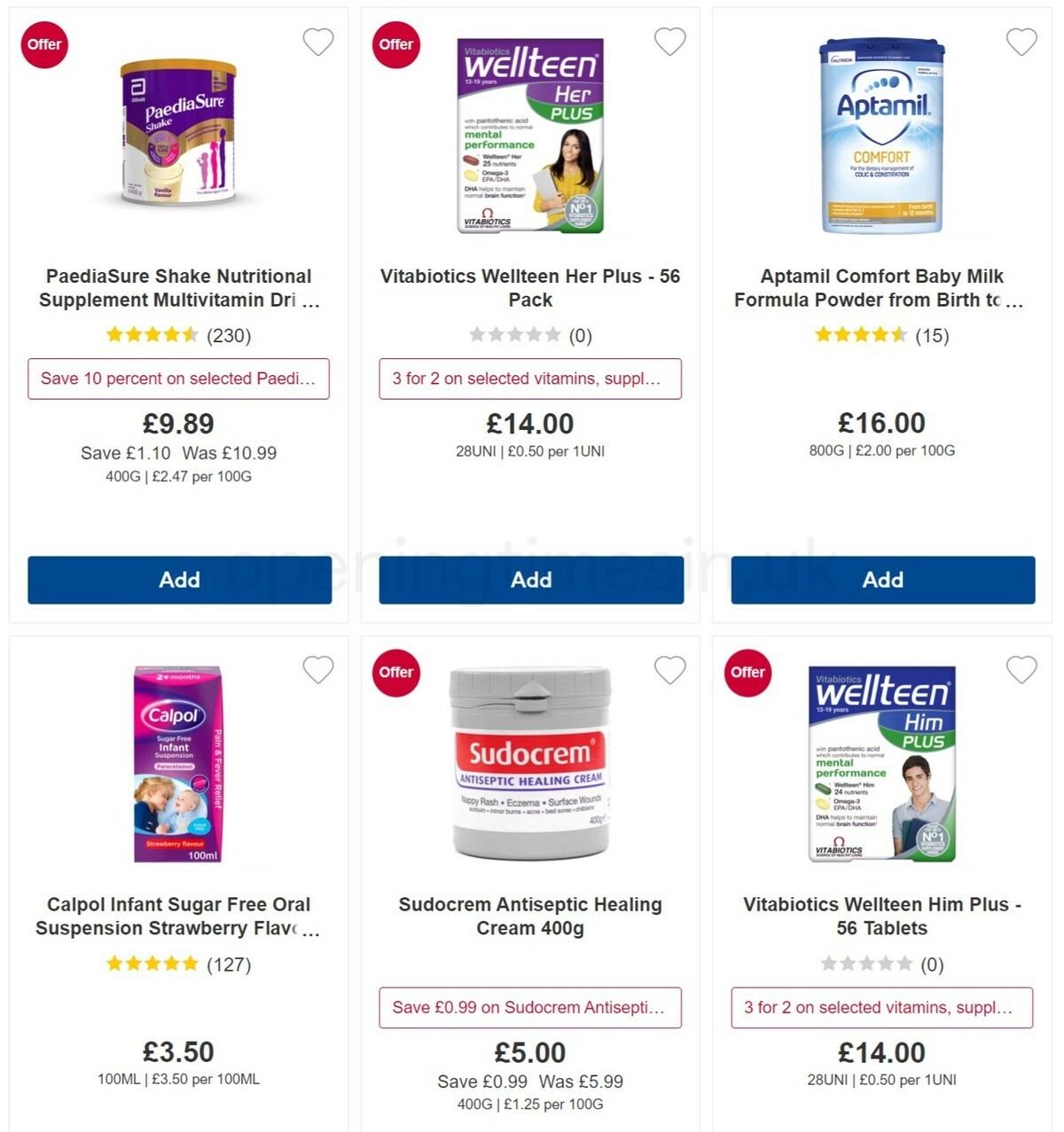 Boots Offers from 15 December