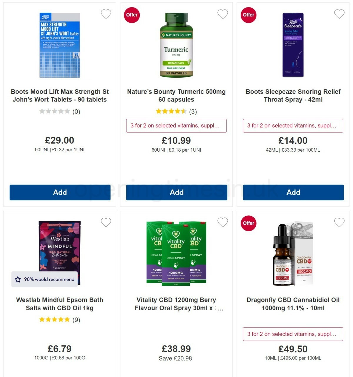 Boots Offers from 15 December