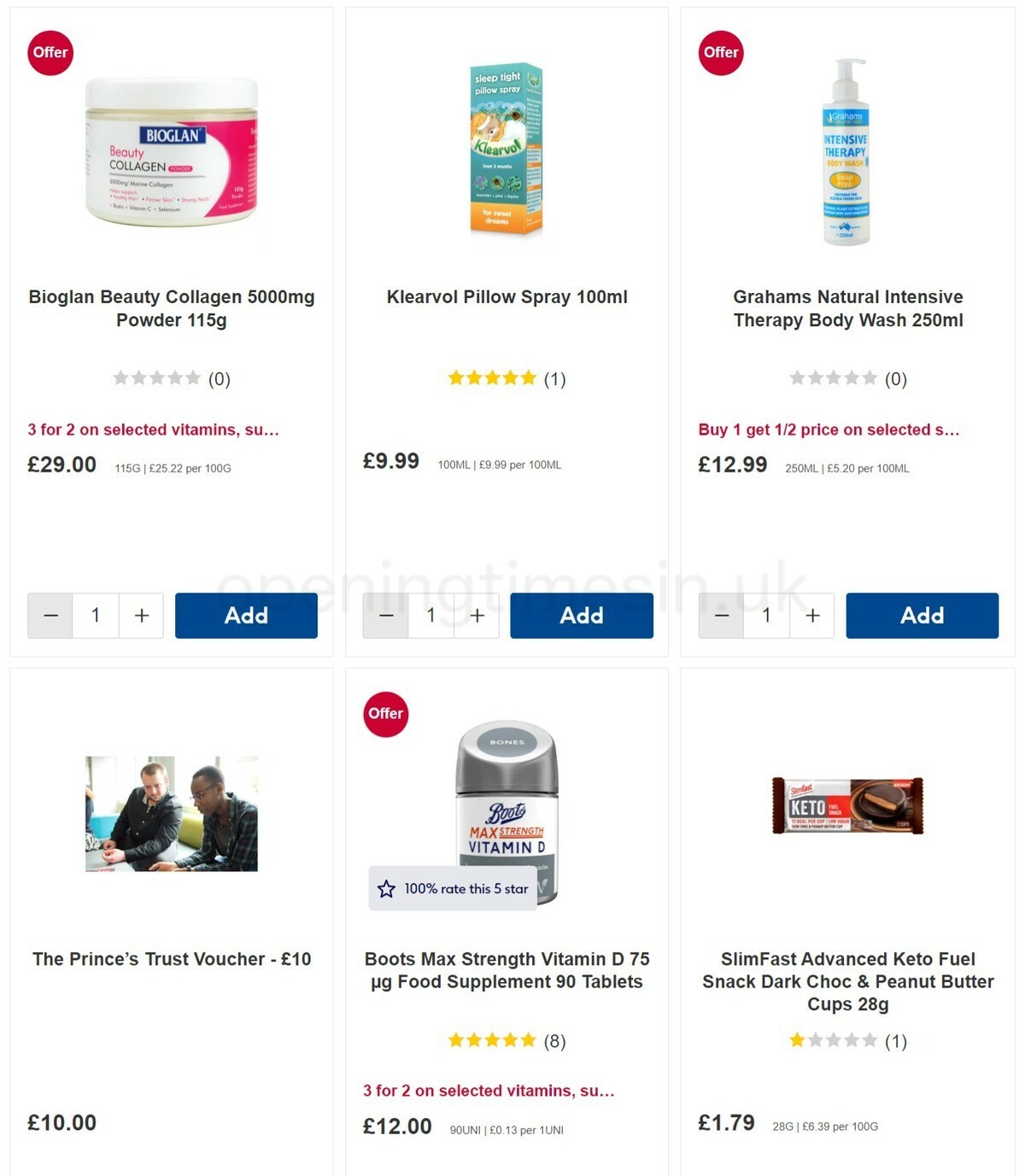 Boots Offers from 15 December