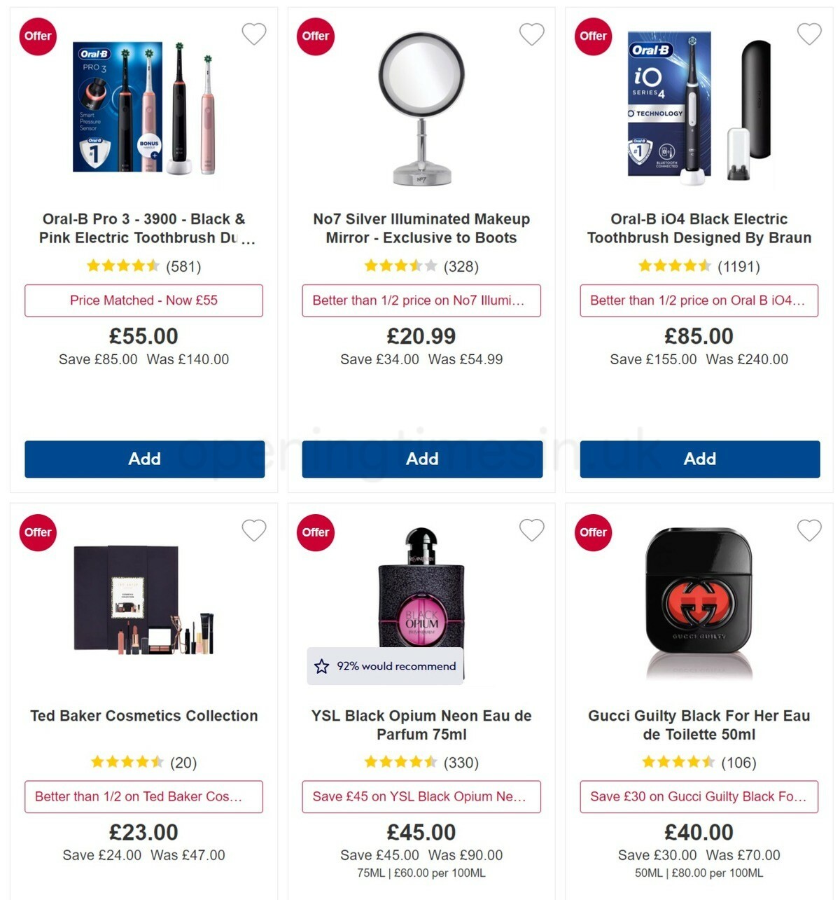 Boots Offers from 14 December