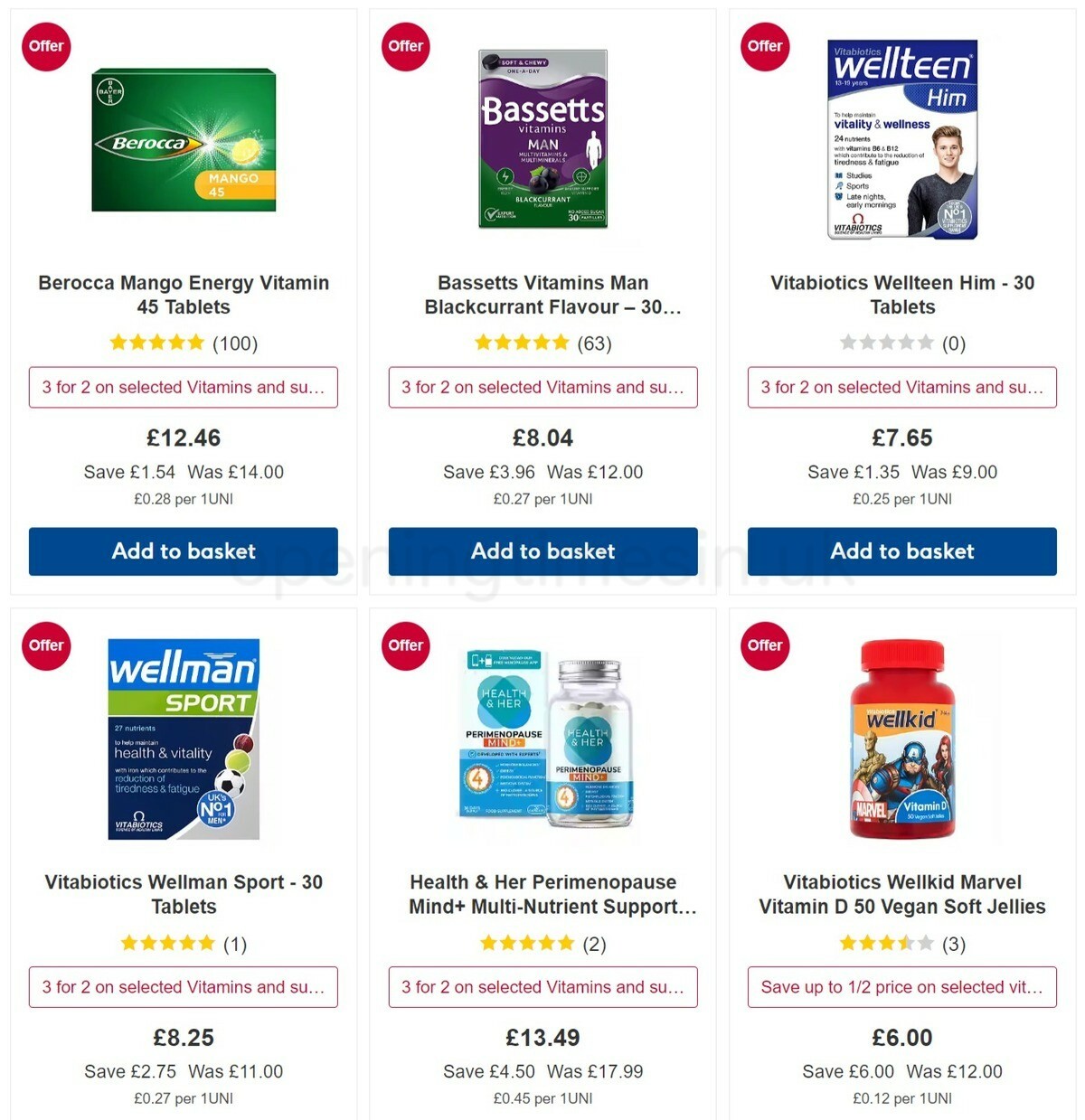 Boots Offers from 17 January