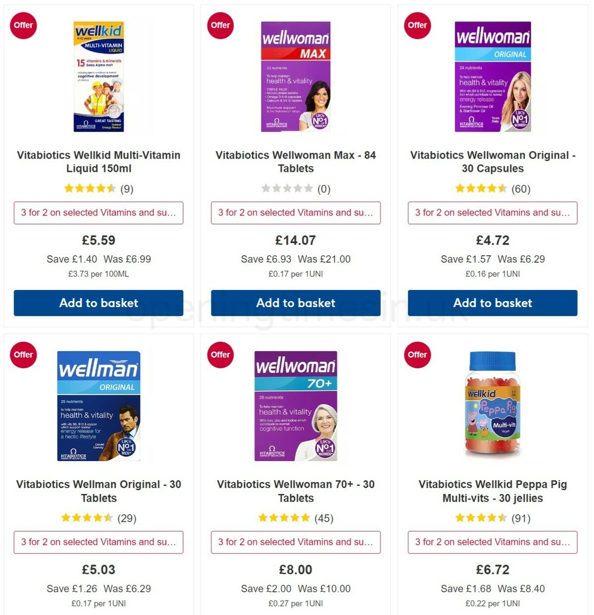 Boots Offers from 17 January