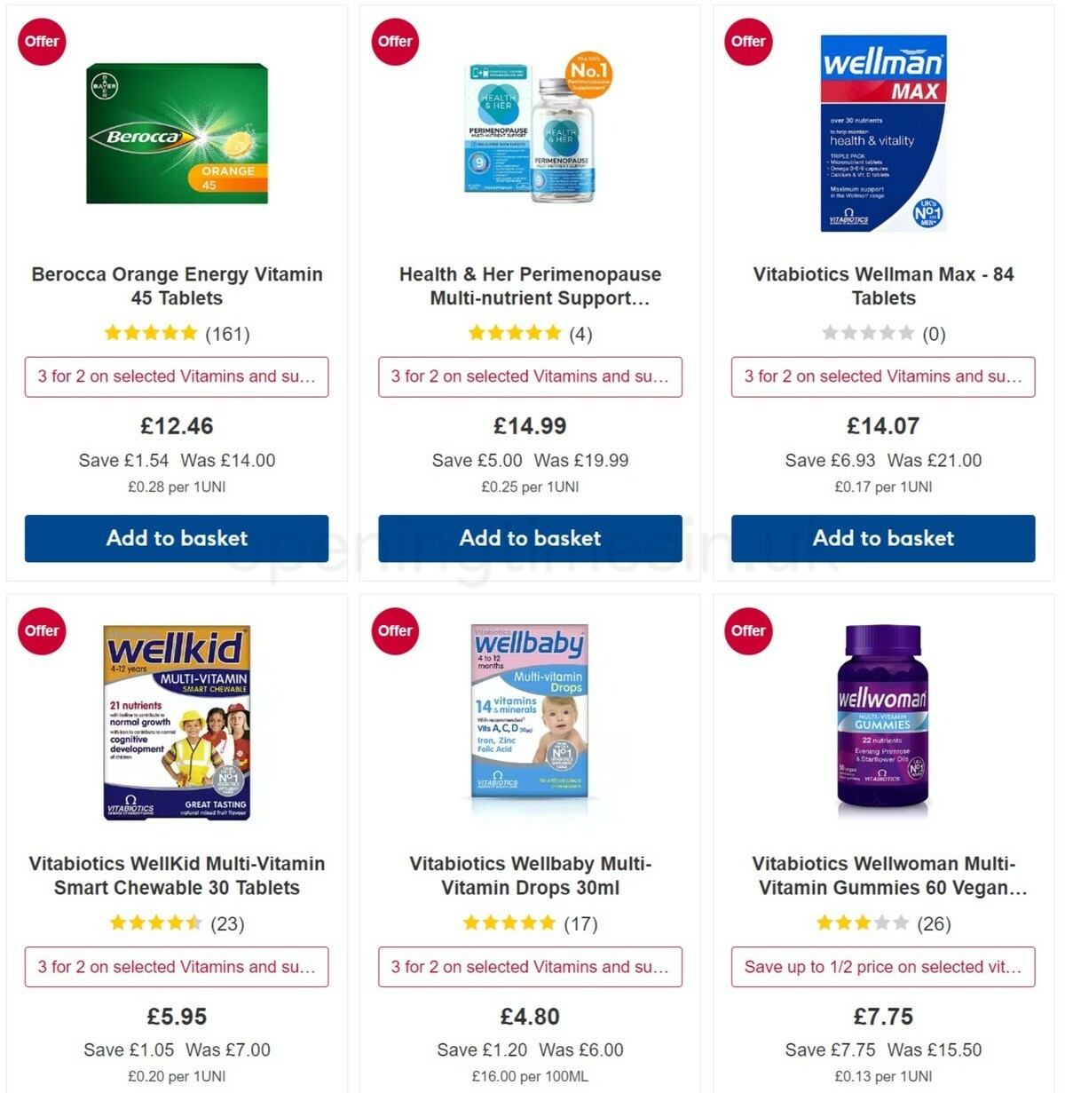 Boots Offers from 17 January