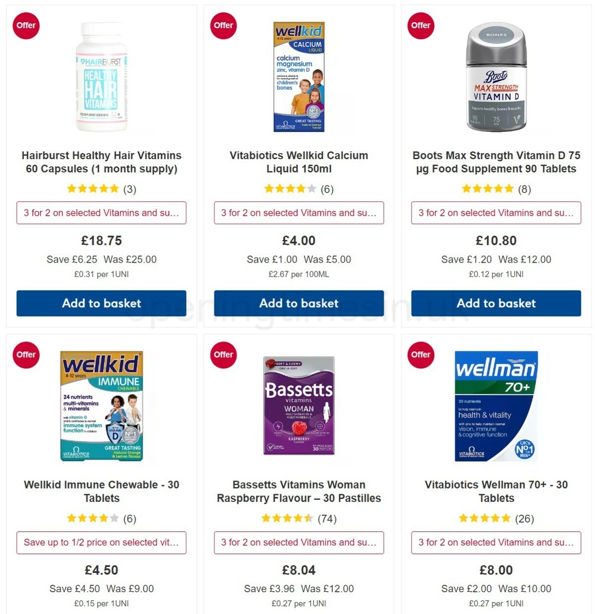 Boots Offers from 17 January