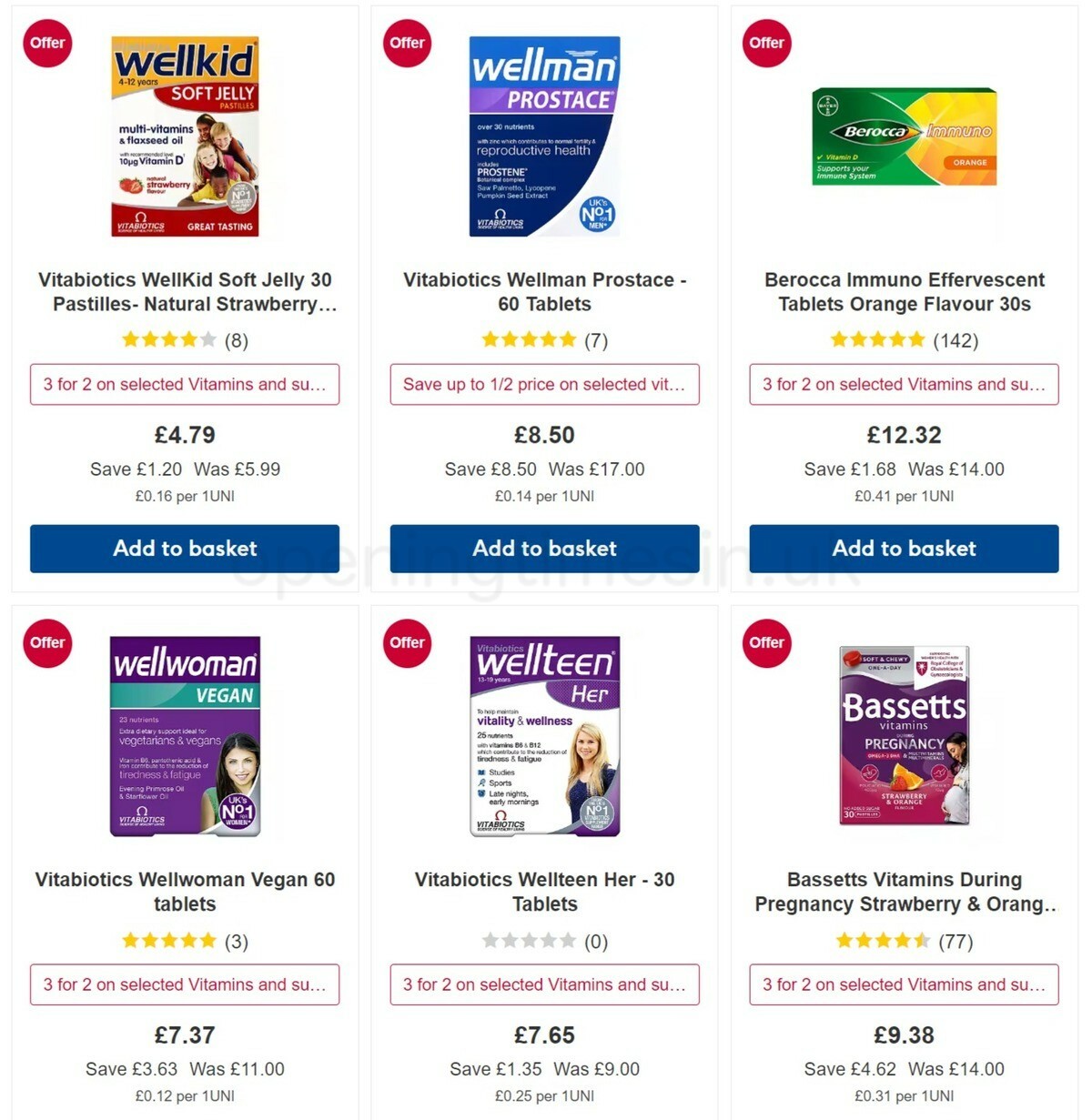 Boots Offers from 17 January
