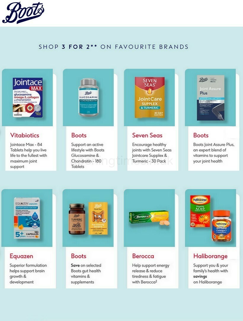 Boots Offers from 14 April