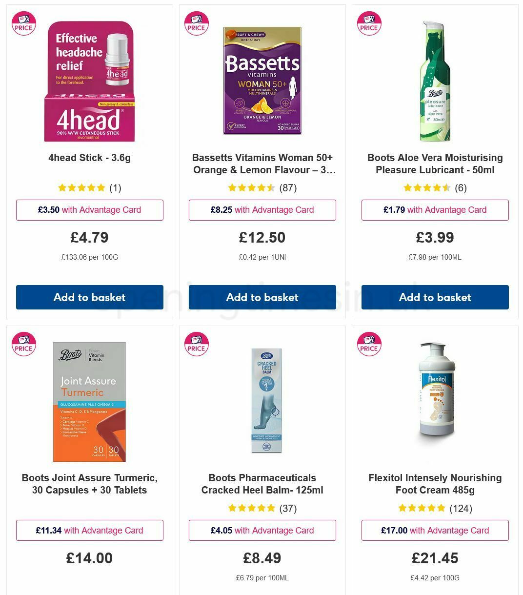 Boots Offers from 12 May