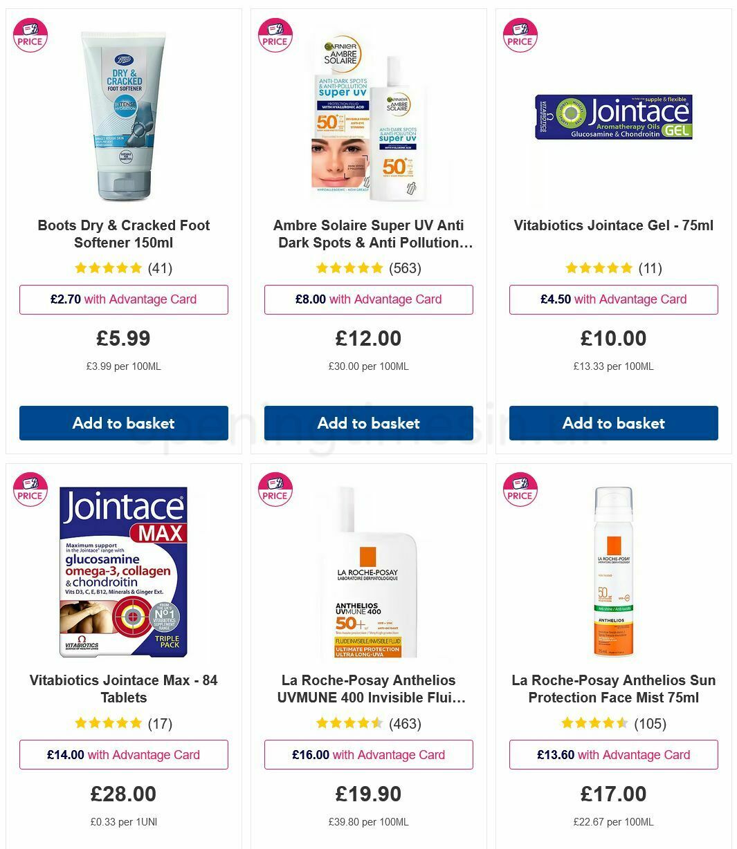 Boots Offers from 12 May