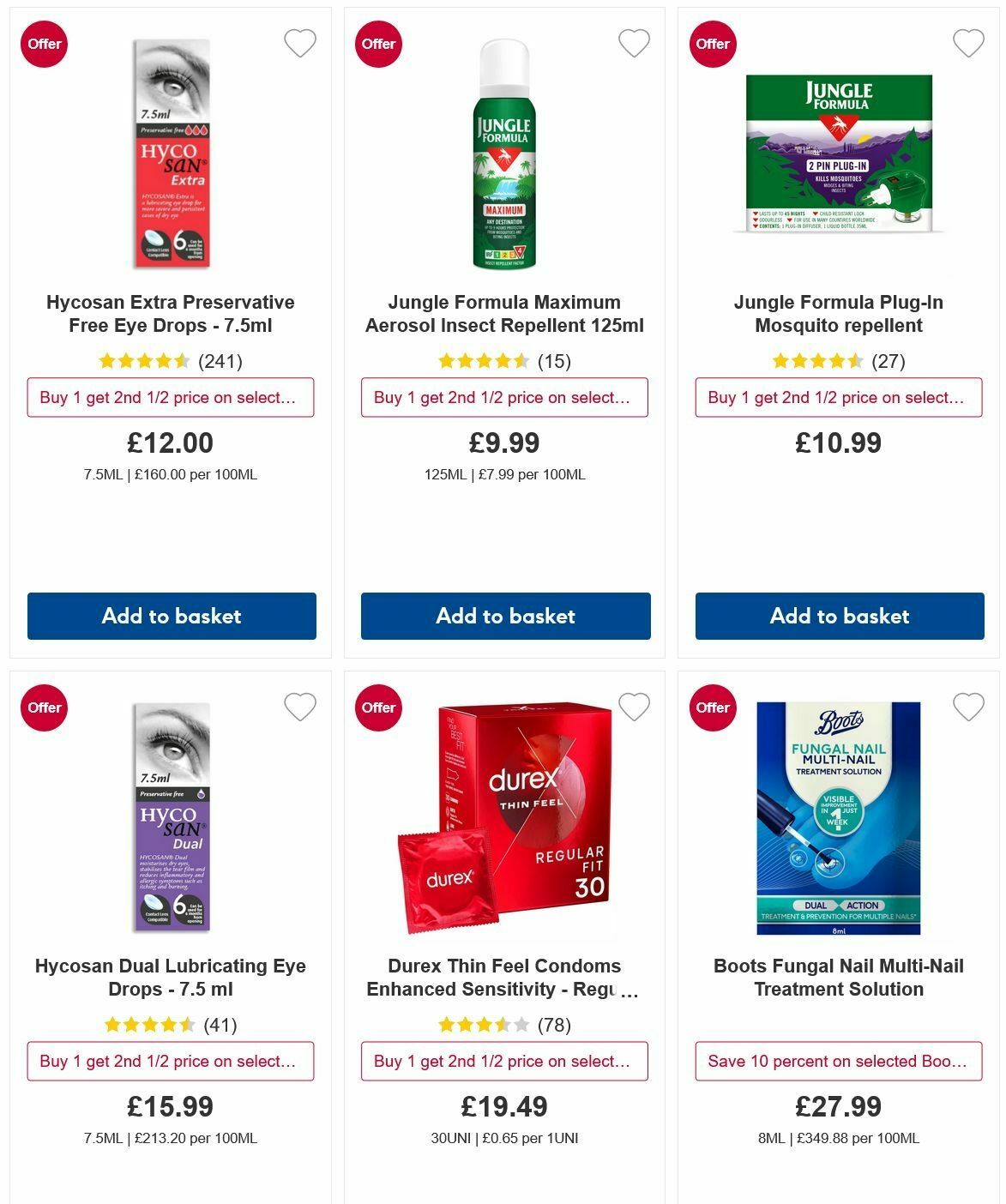 Boots Offers from 8 September