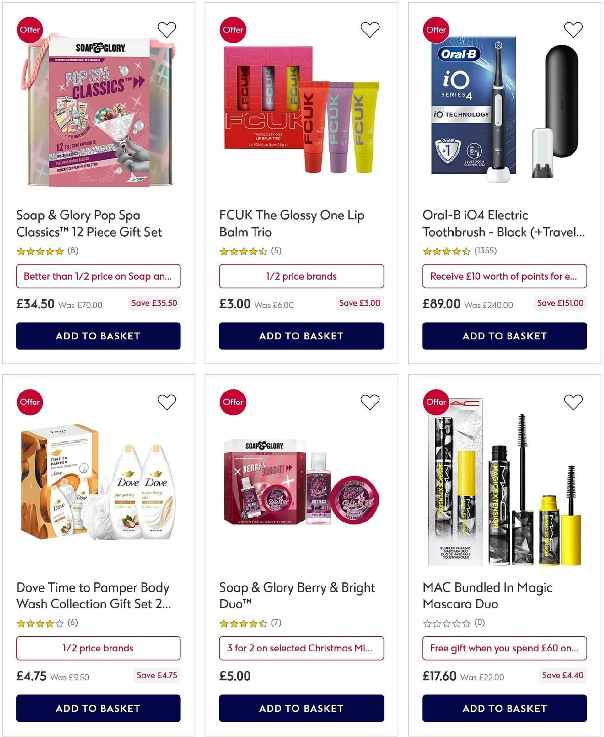 Boots Offers from 27 November