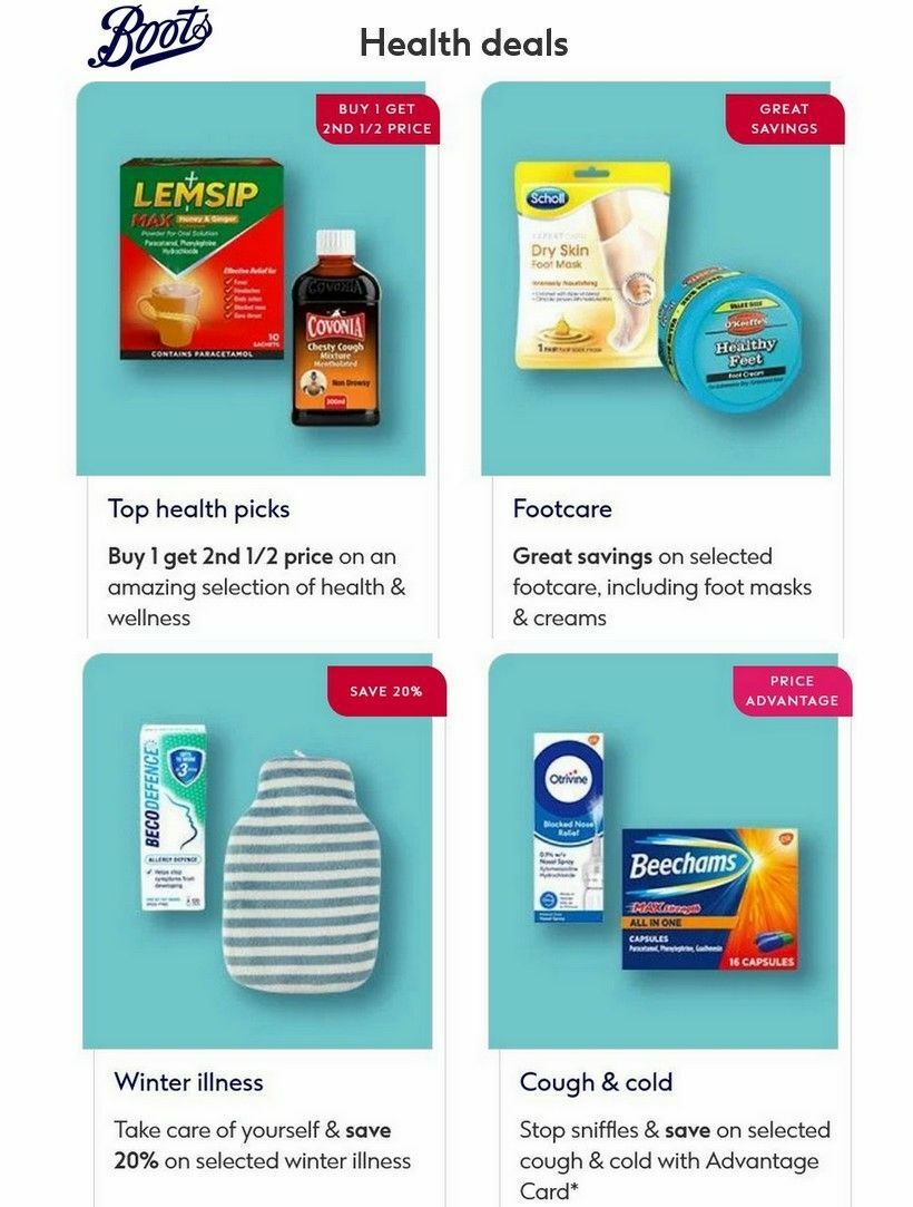 Boots Offers from 6 December