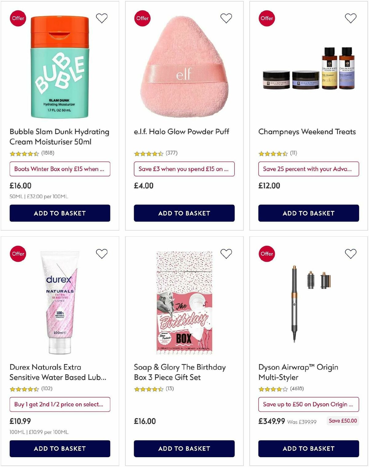 Boots Valentine's Day Offers from 22 January