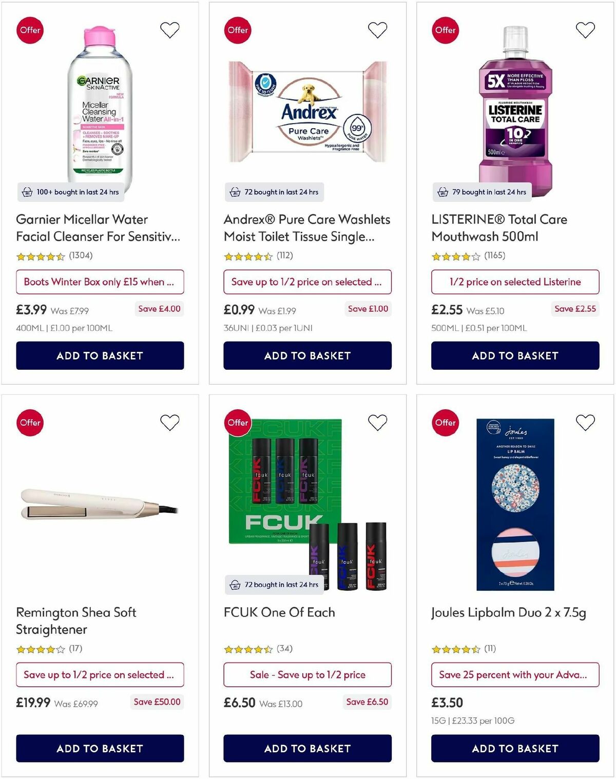 Boots Offers from 24 January