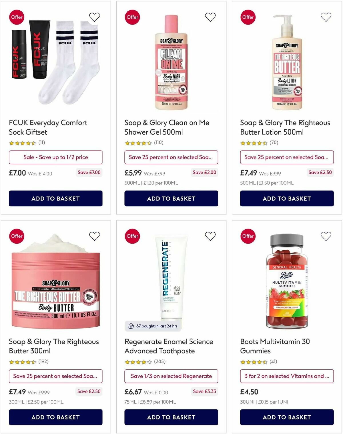 Boots Offers from 24 January