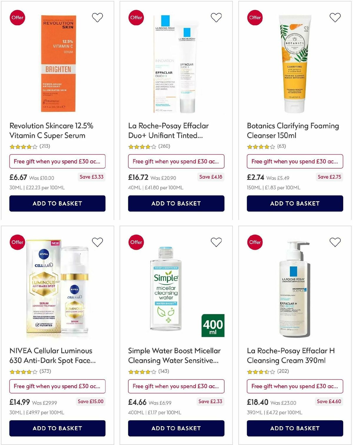 Boots Offers from 4 April