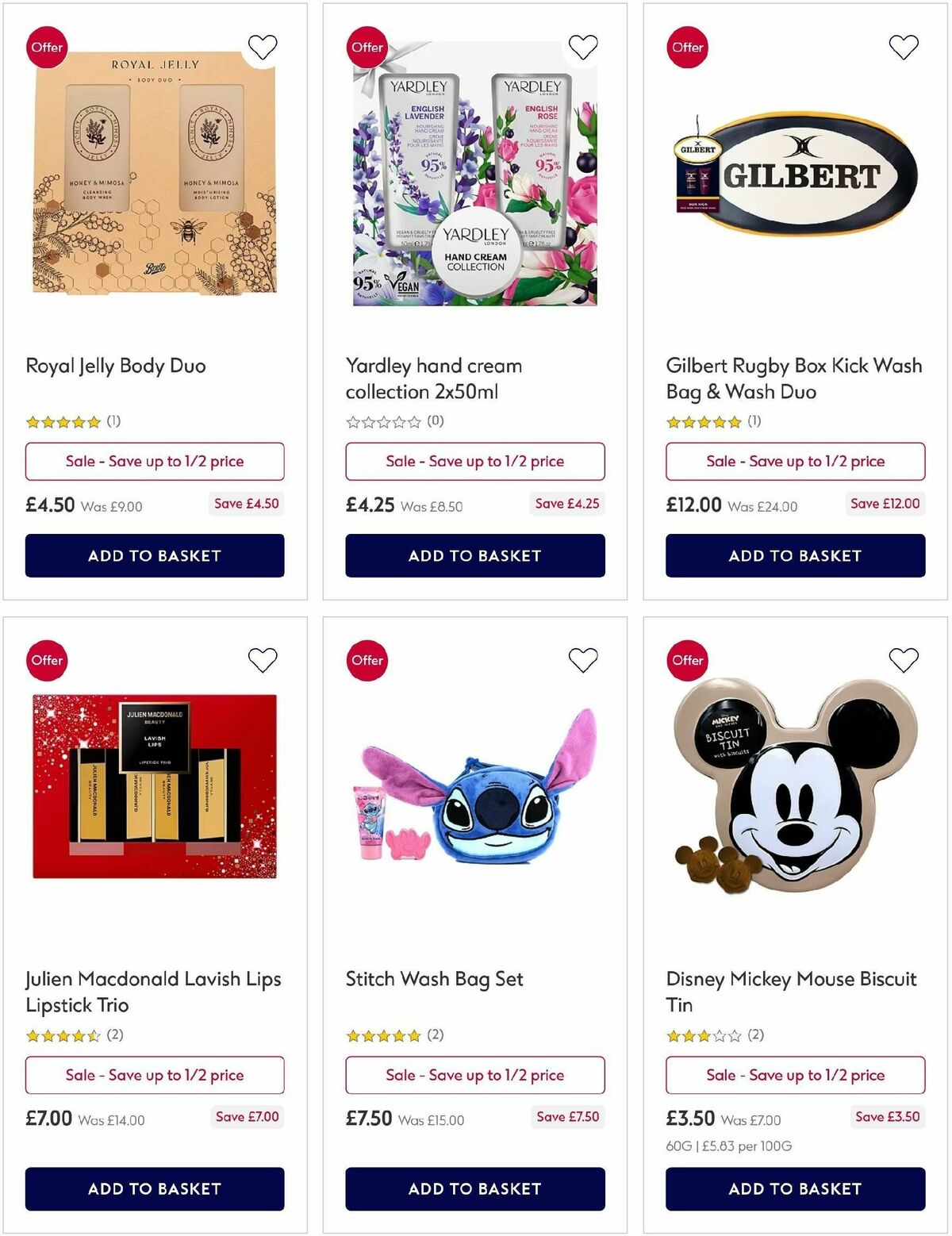 Boots Offers from 26 December