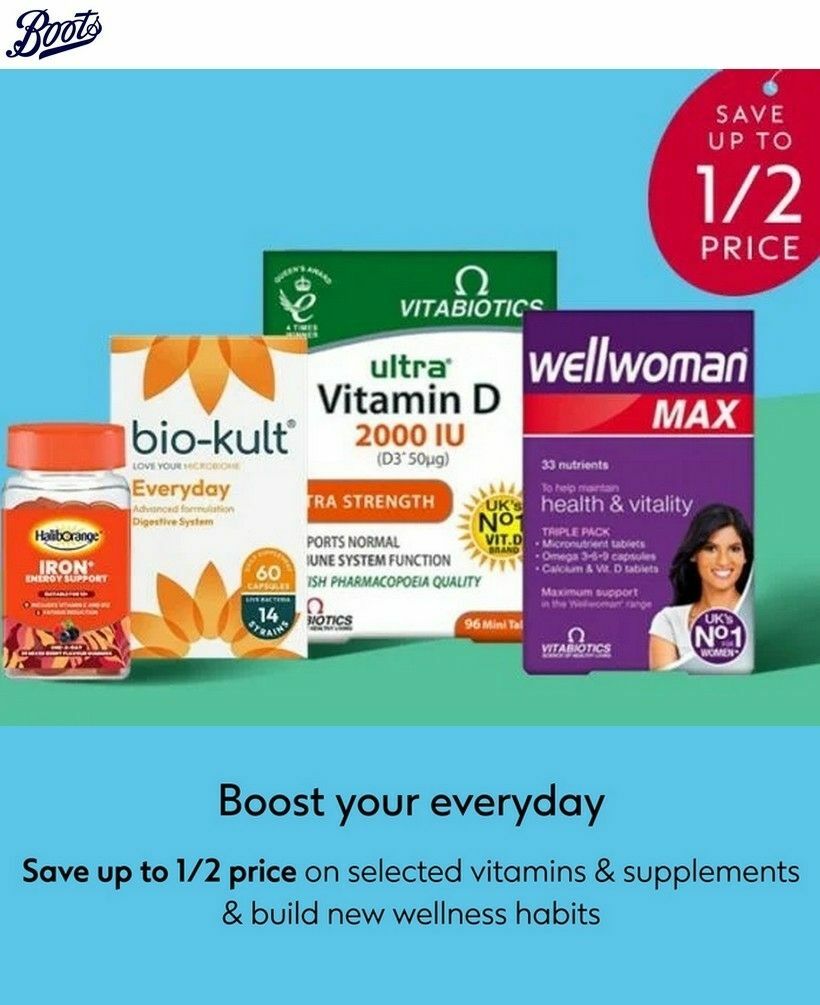 Boots Offers from 20 January