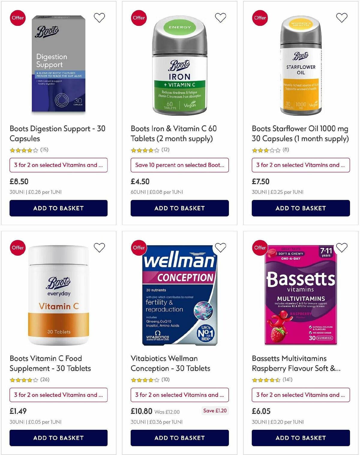 Boots Offers from 20 January