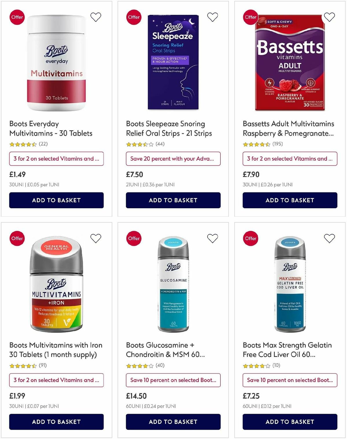 Boots Offers from 20 January
