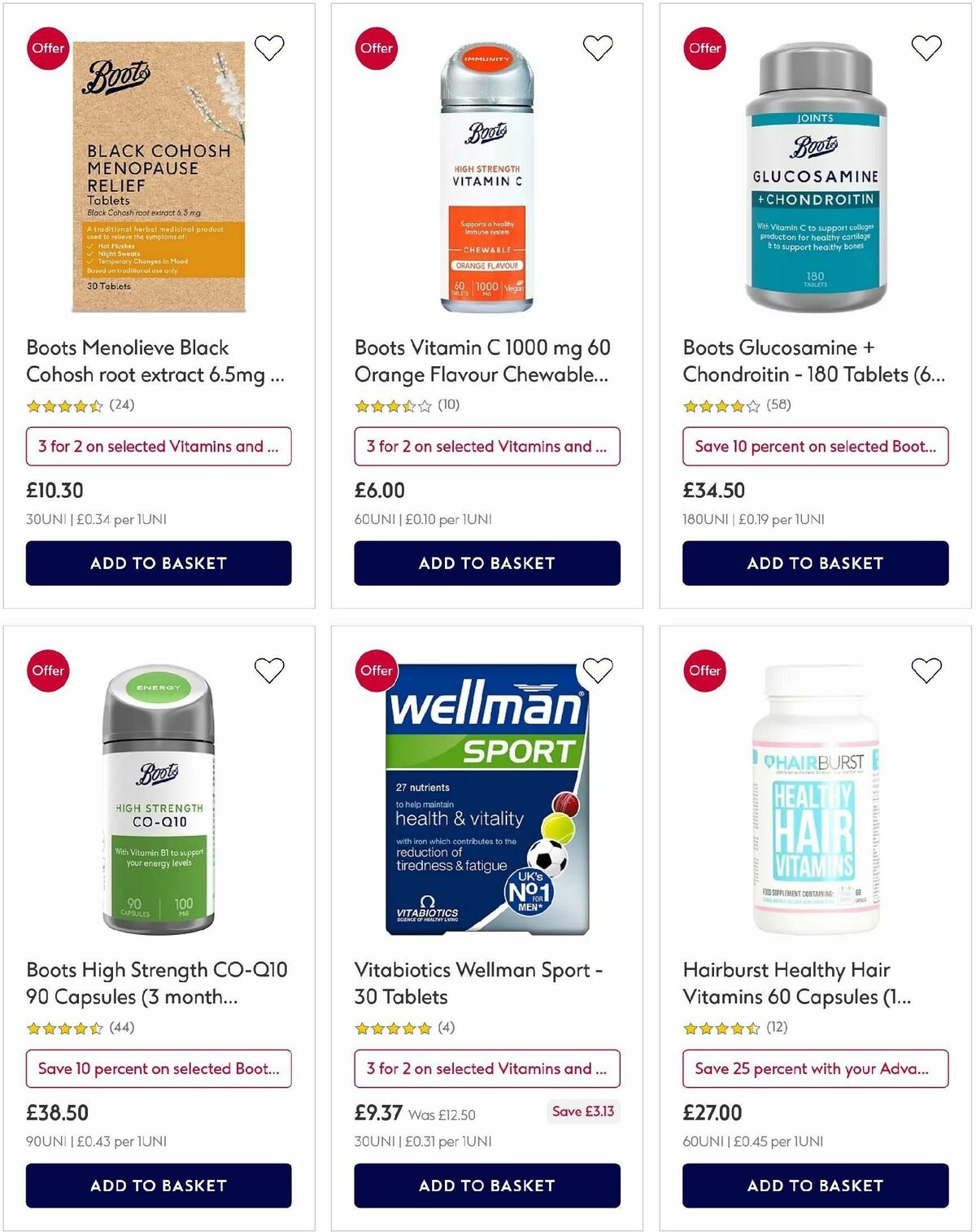 Boots Offers from 20 January