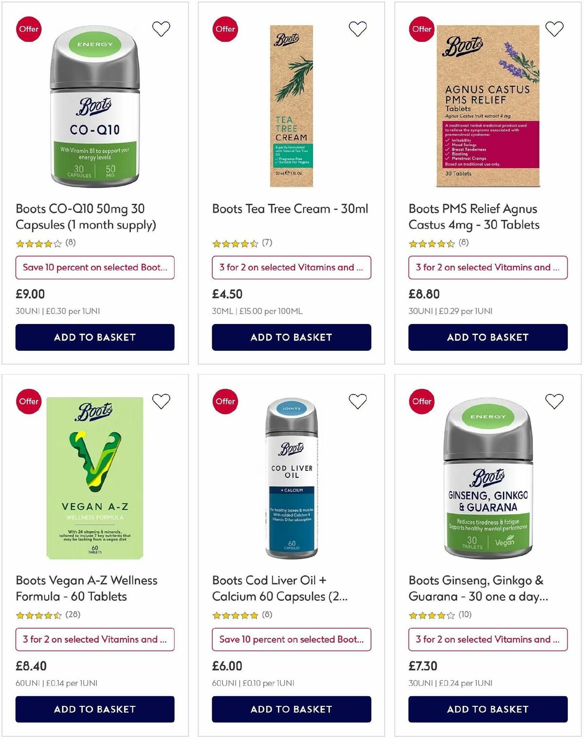 Boots Offers from 20 January