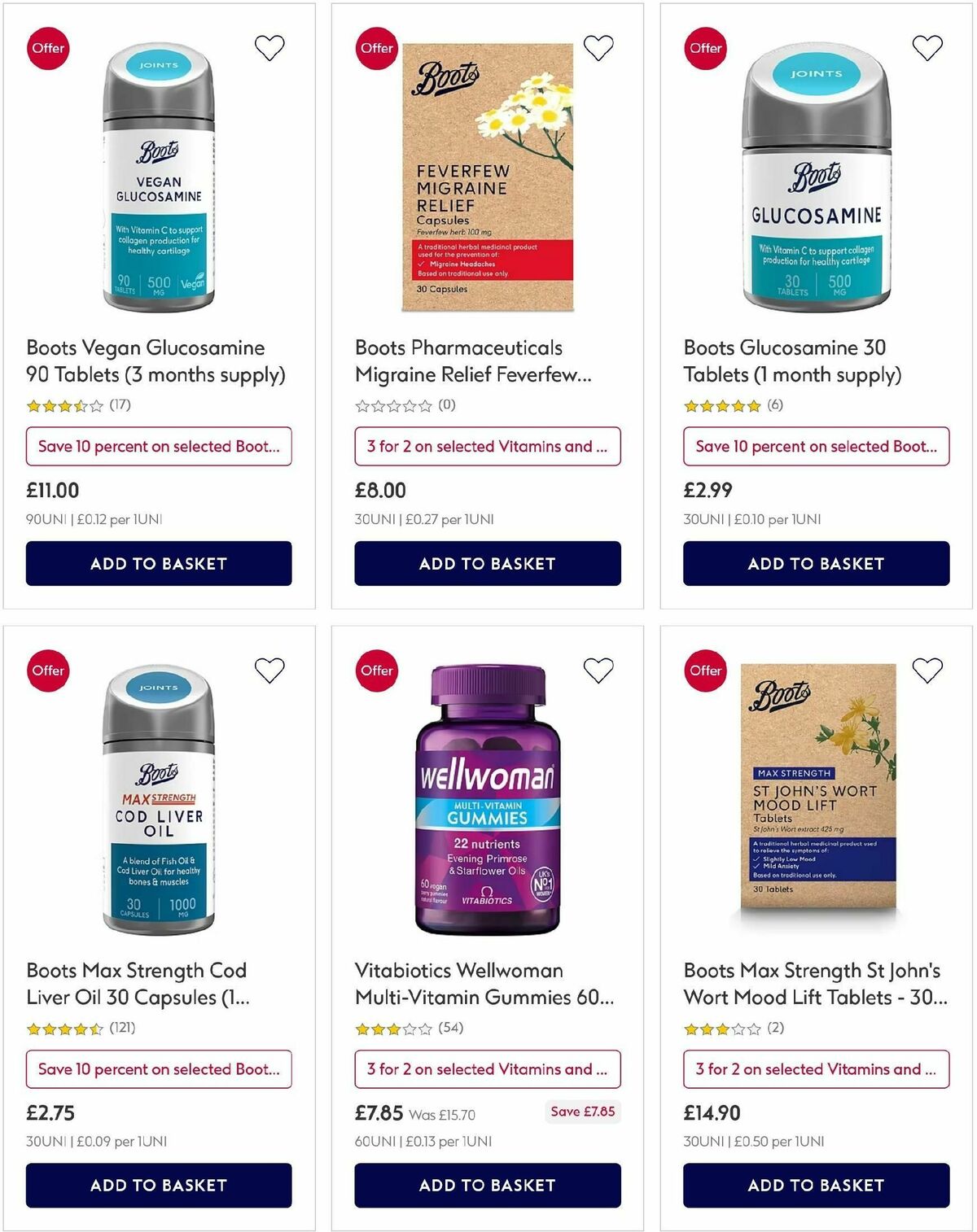 Boots Offers from 20 January