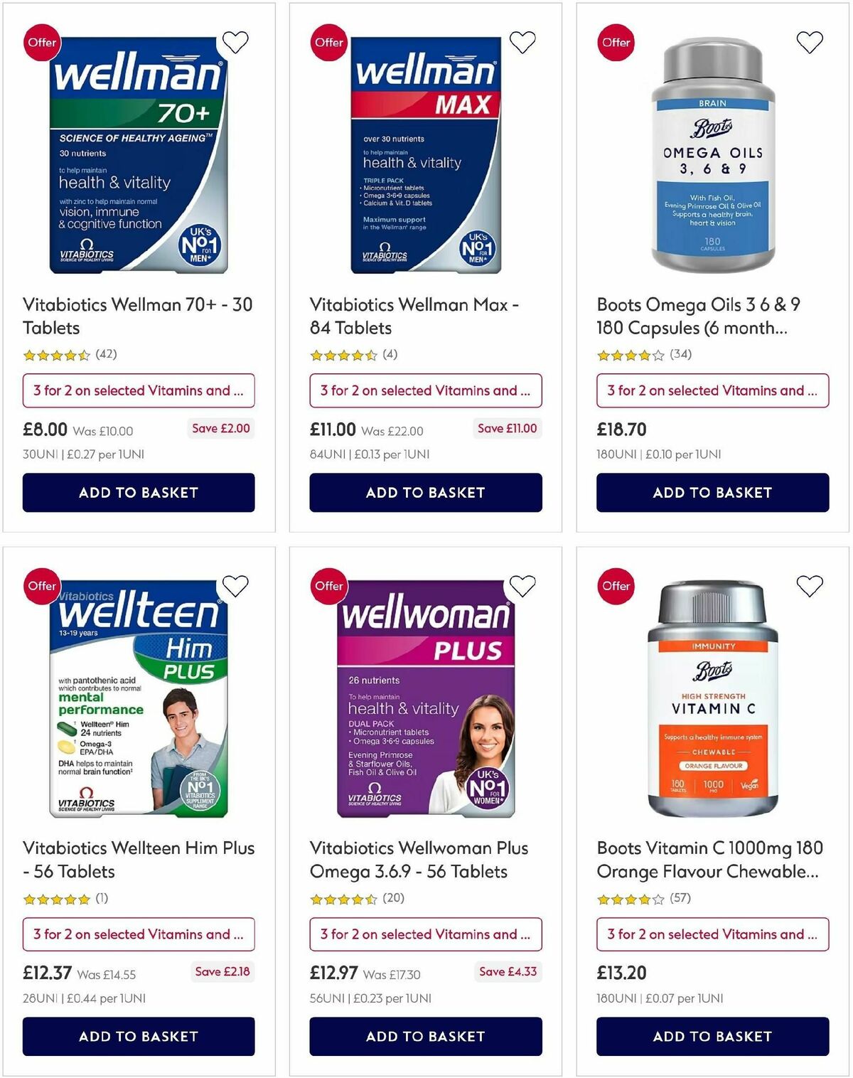 Boots Offers from 20 January