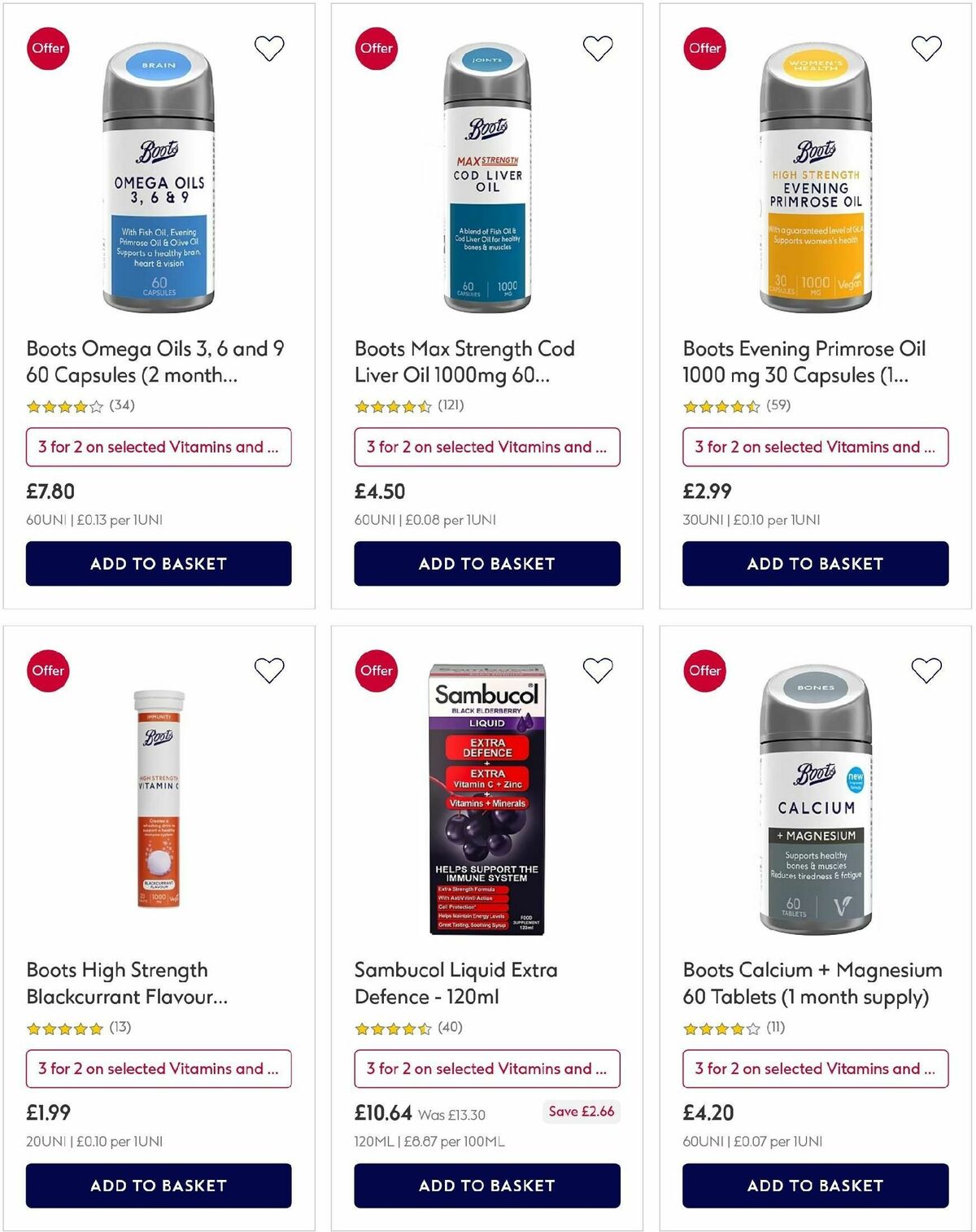 Boots Offers from 20 January