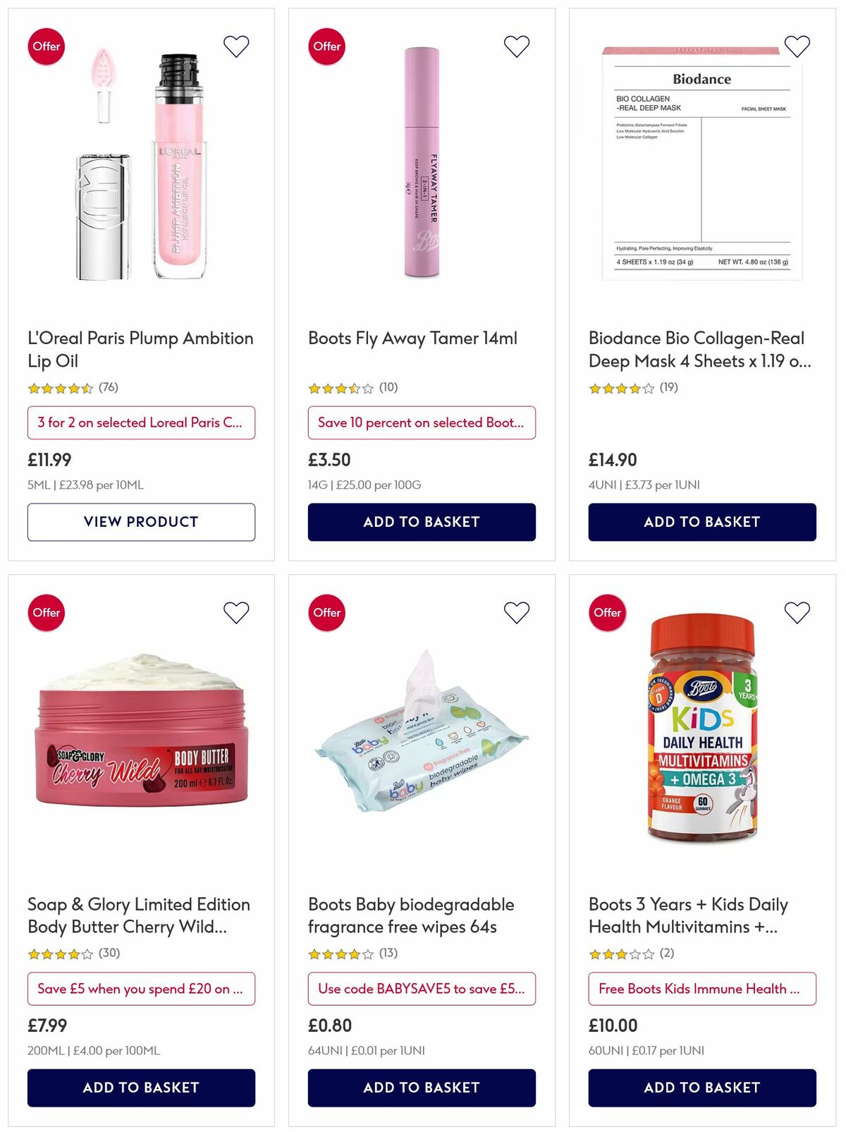 Boots Offers from 15 February