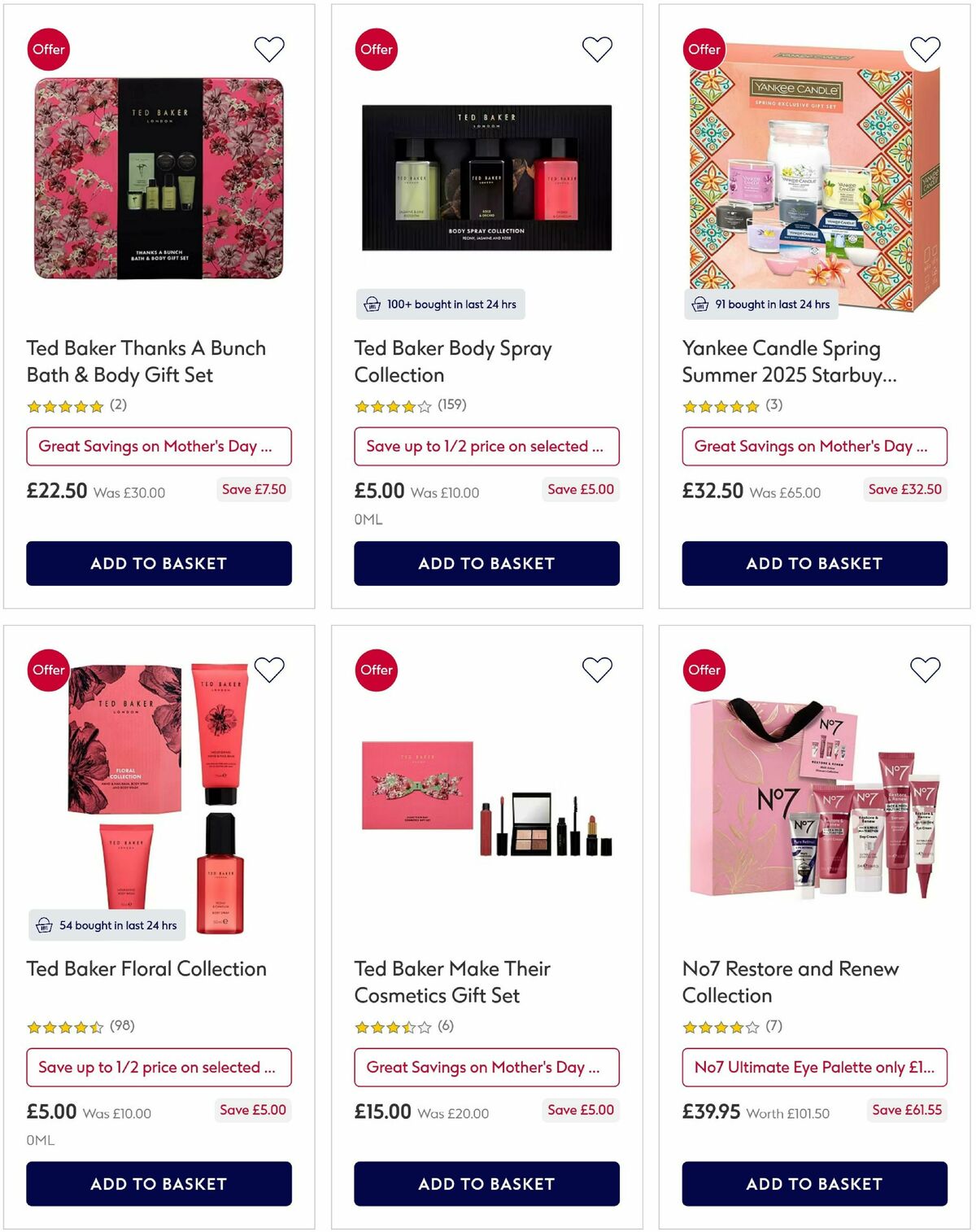 Boots Mother's Day Offers from 14 March