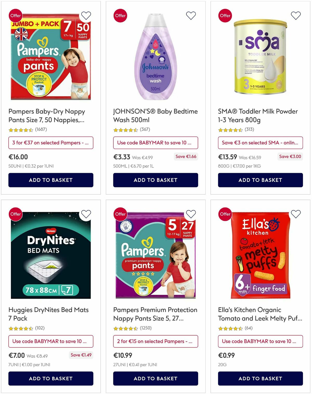 Boots Baby & Child Offers from 24 March