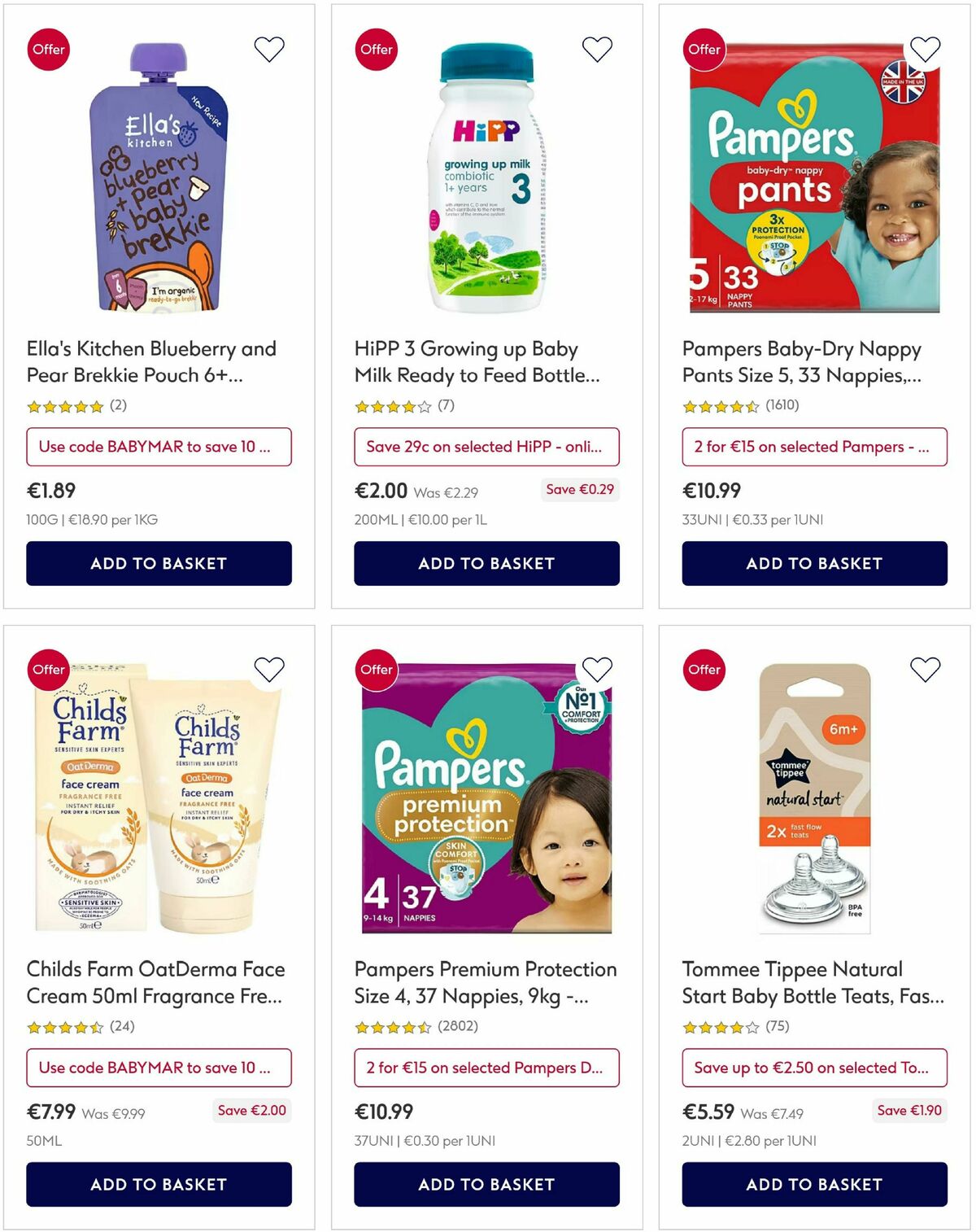 Boots Baby & Child Offers from 24 March
