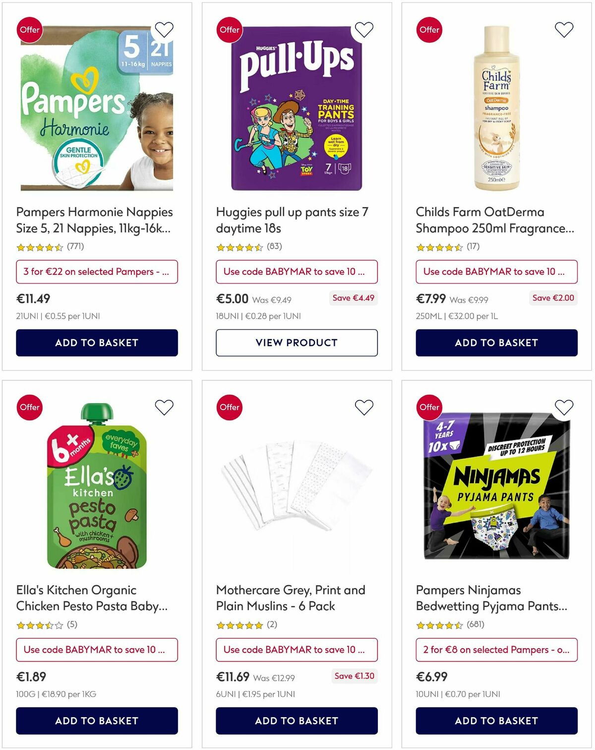 Boots Baby & Child Offers from 24 March