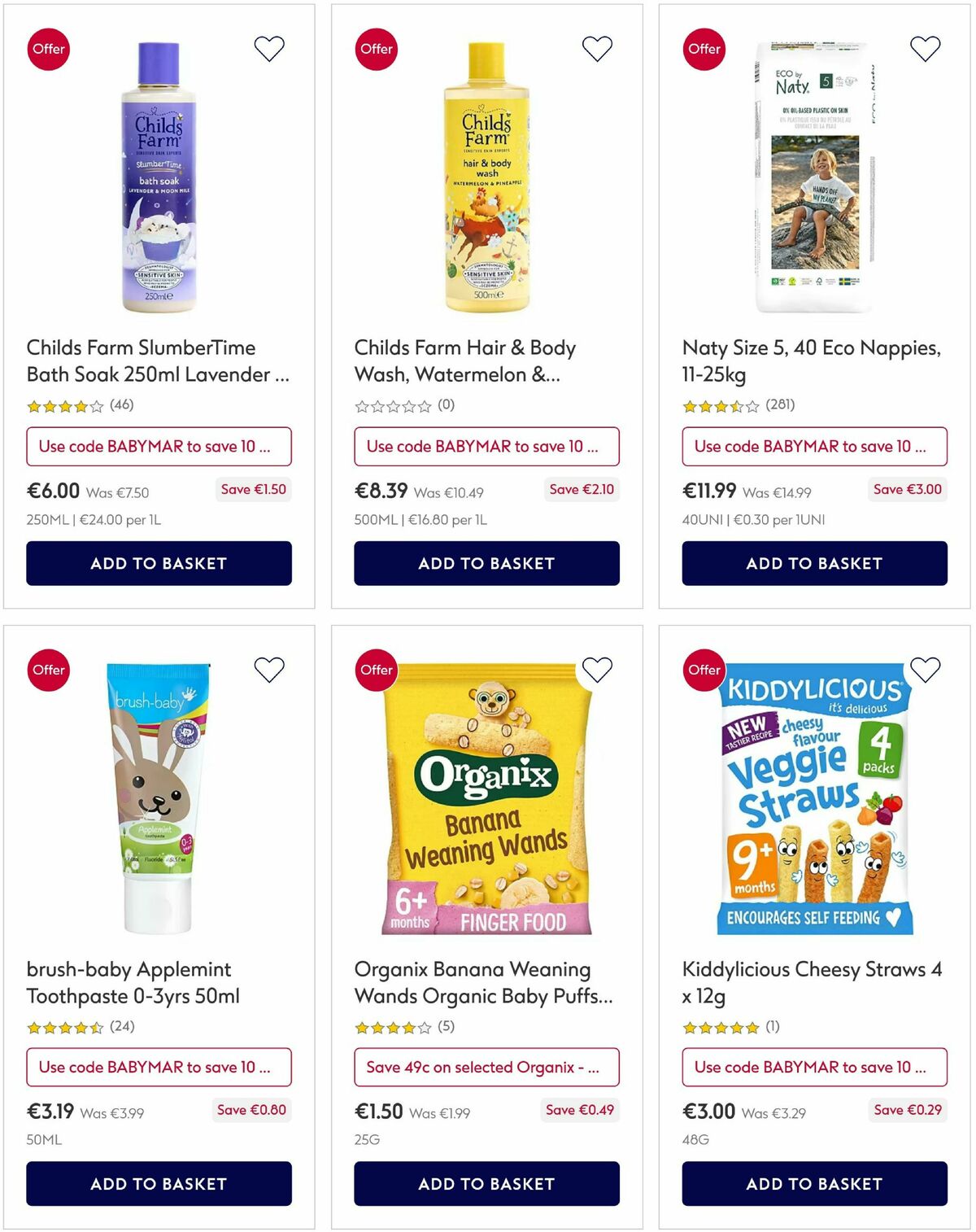 Boots Baby & Child Offers from 24 March