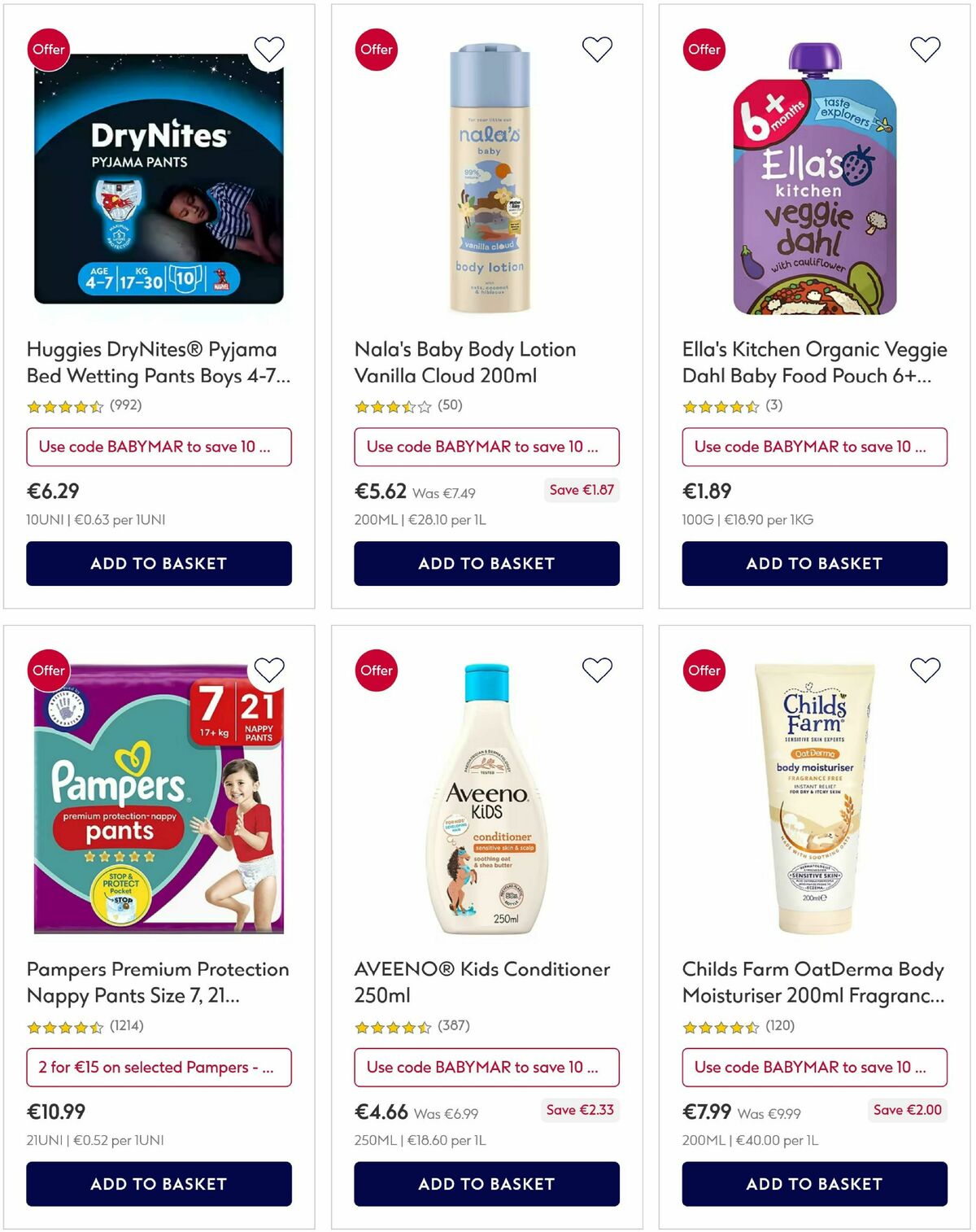 Boots Baby & Child Offers from 24 March