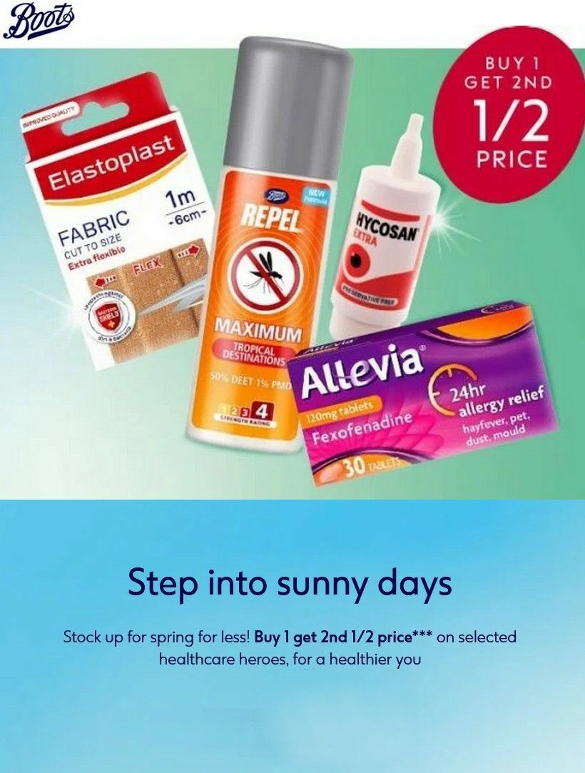 Boots Offers from 24 April