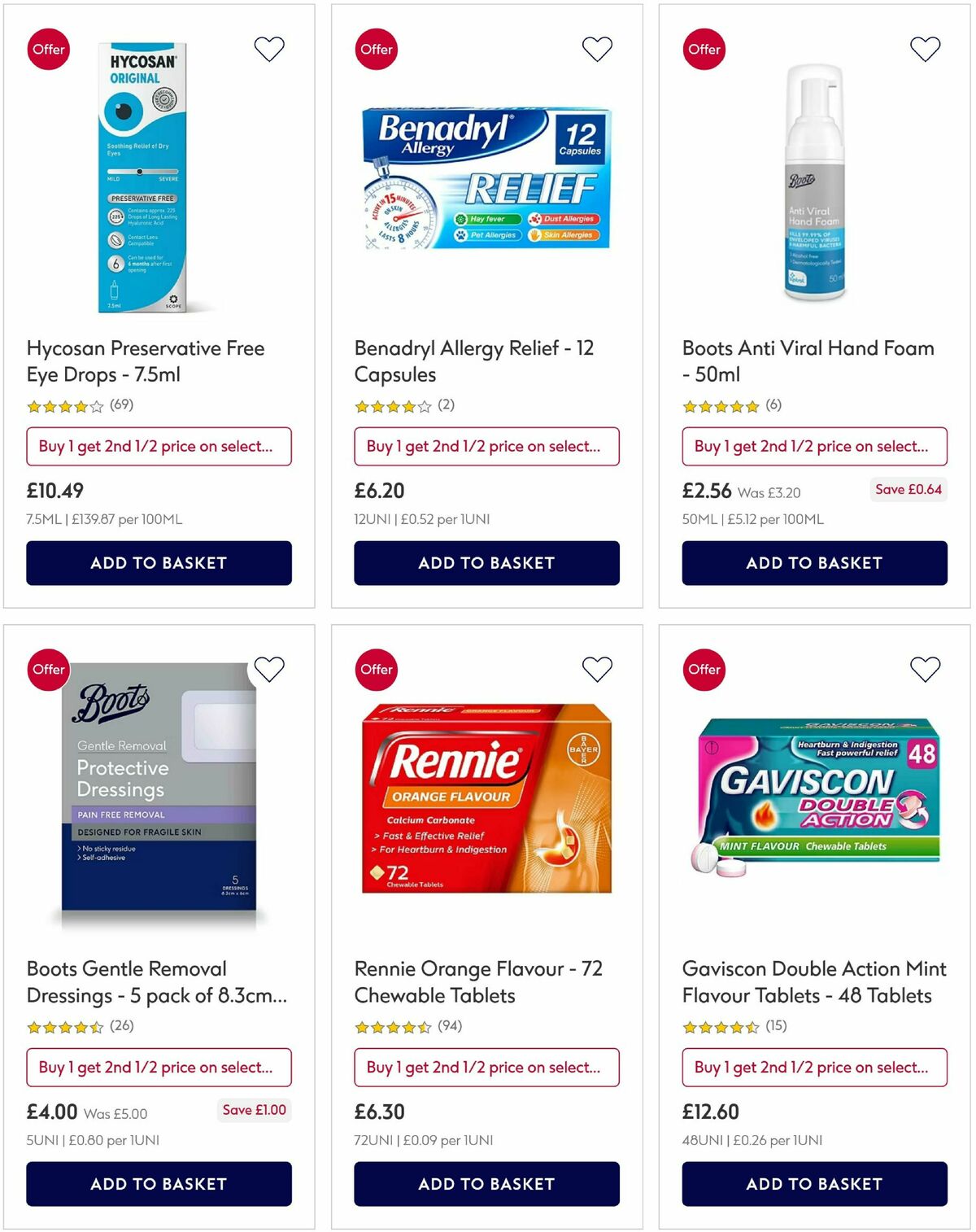 Boots Offers from 24 April